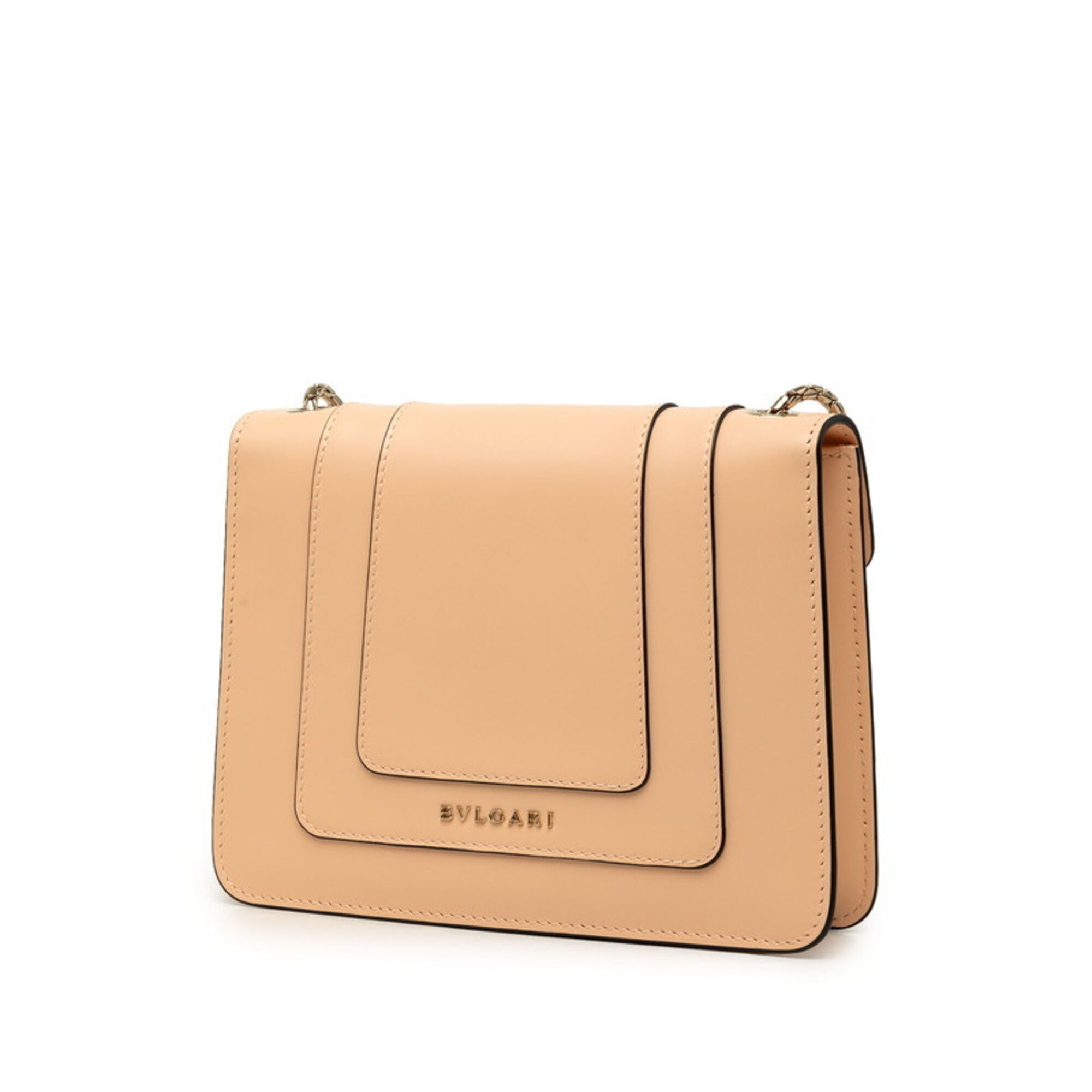 Bvlgari Beige Leather Shoulder Bag (Pre-Owned)