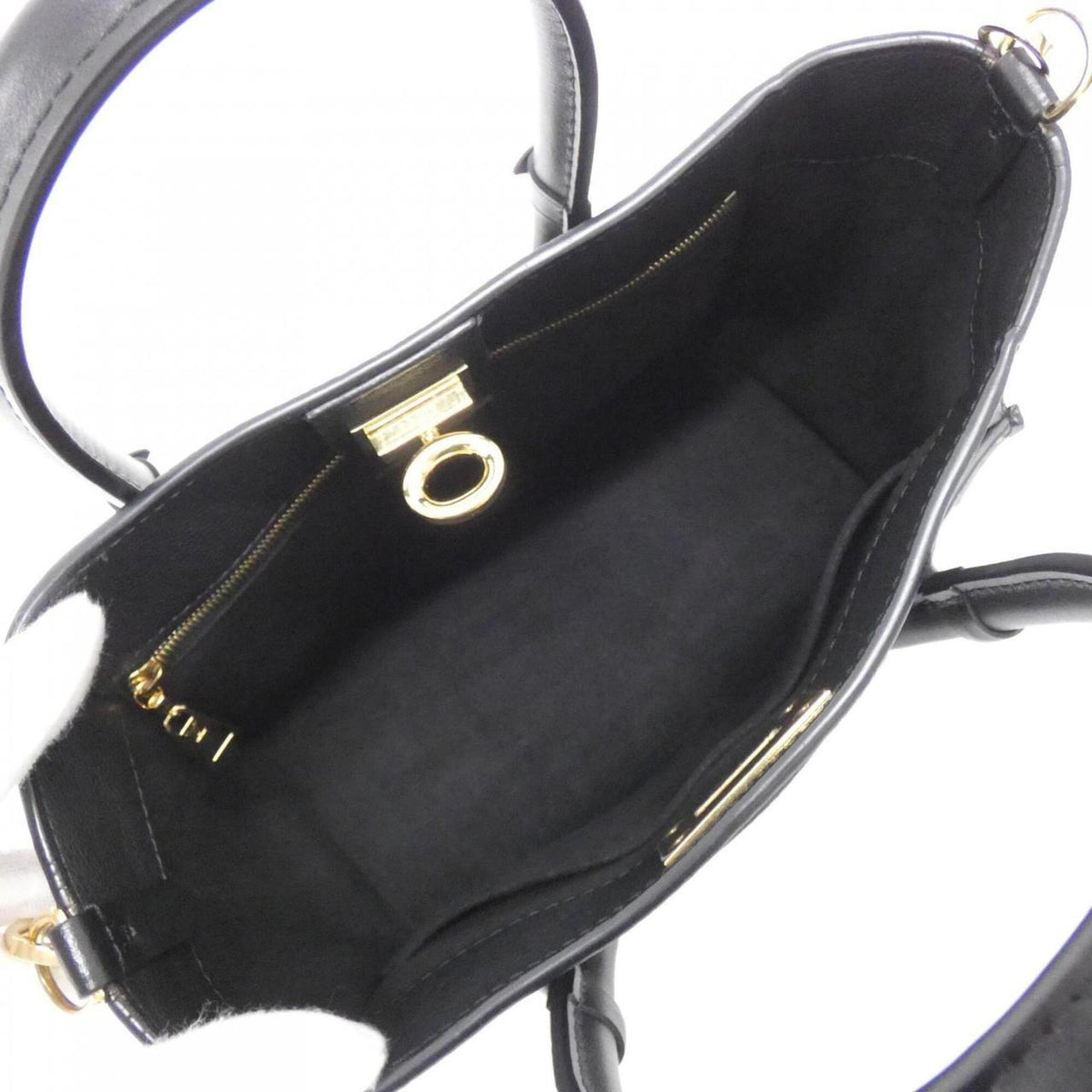 Louis Vuitton Black Leather Handbag (Pre-Owned)