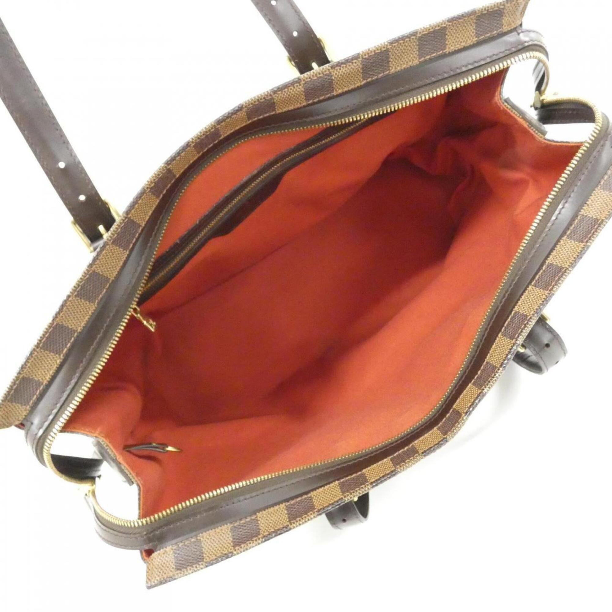 Louis Vuitton Ebene Coated Canvas Shoulder Bag (Pre-Owned)