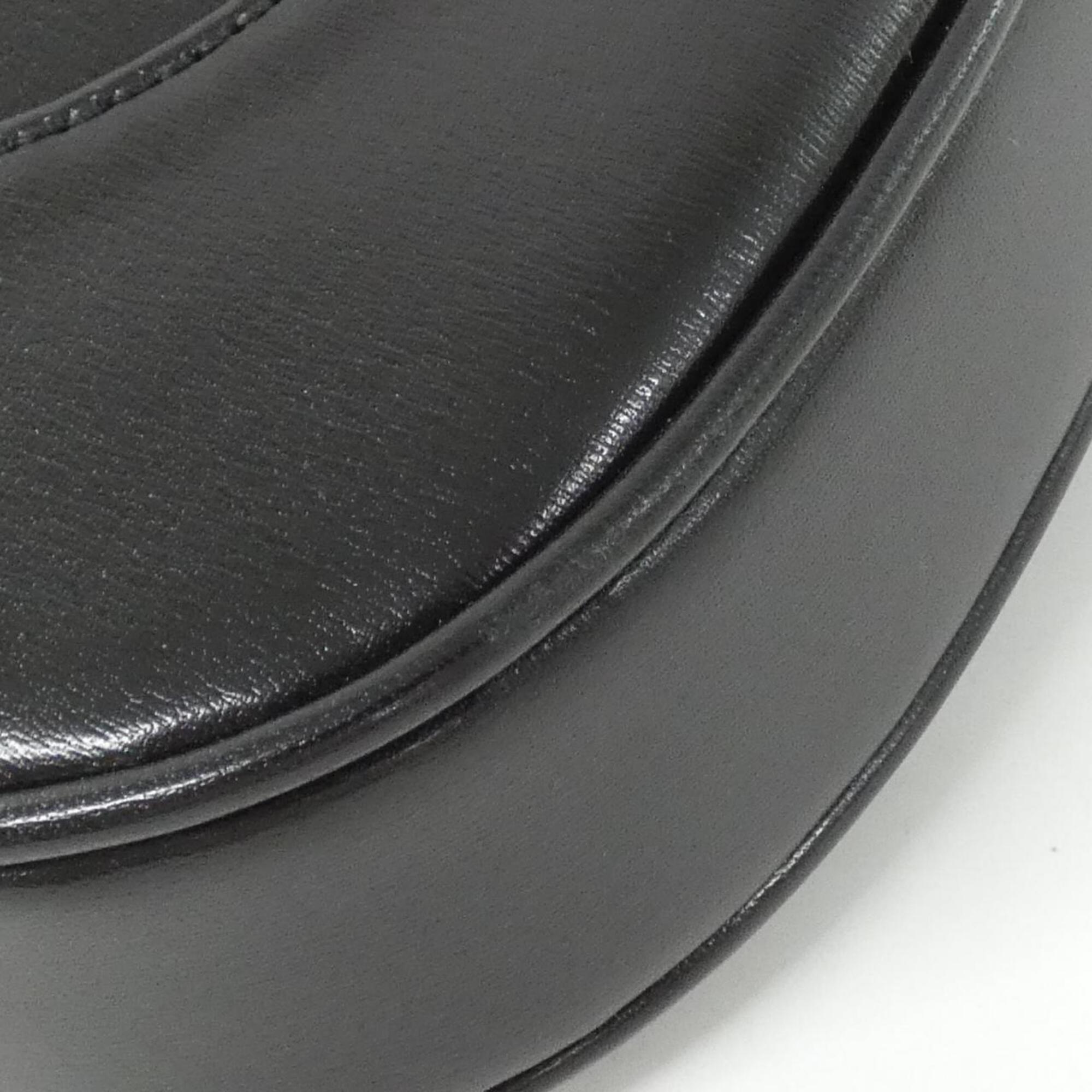 Gucci Black Leather Shoulder Bag (Pre-Owned)
