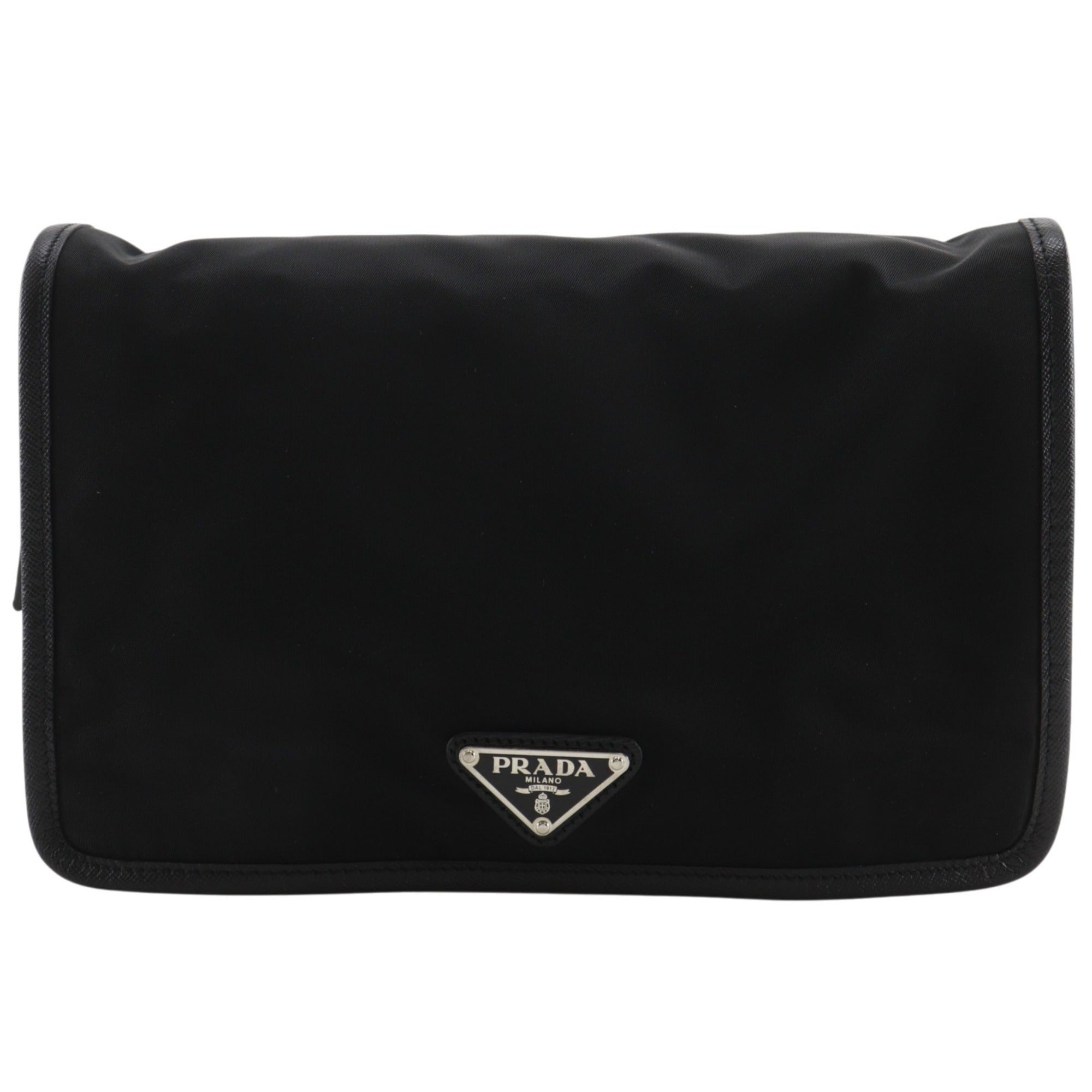 Prada Black Nero Nylon Pouch (Pre-Owned)