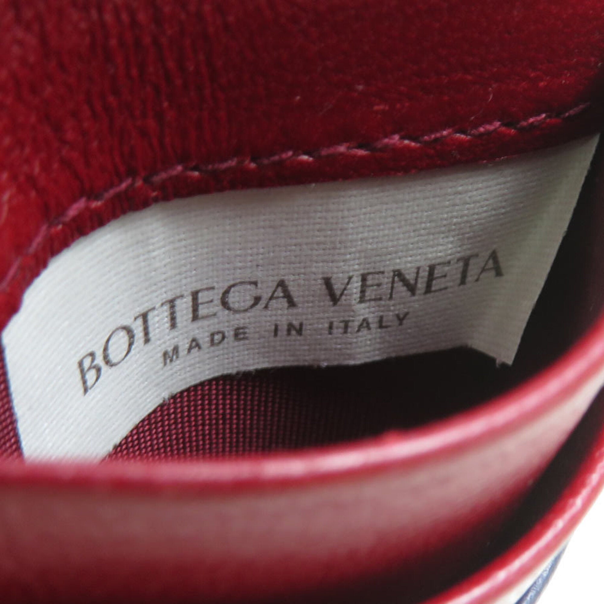 Bottega Veneta Purple Red Color Leather Coin Purse/Coin Case (Pre-Owned)