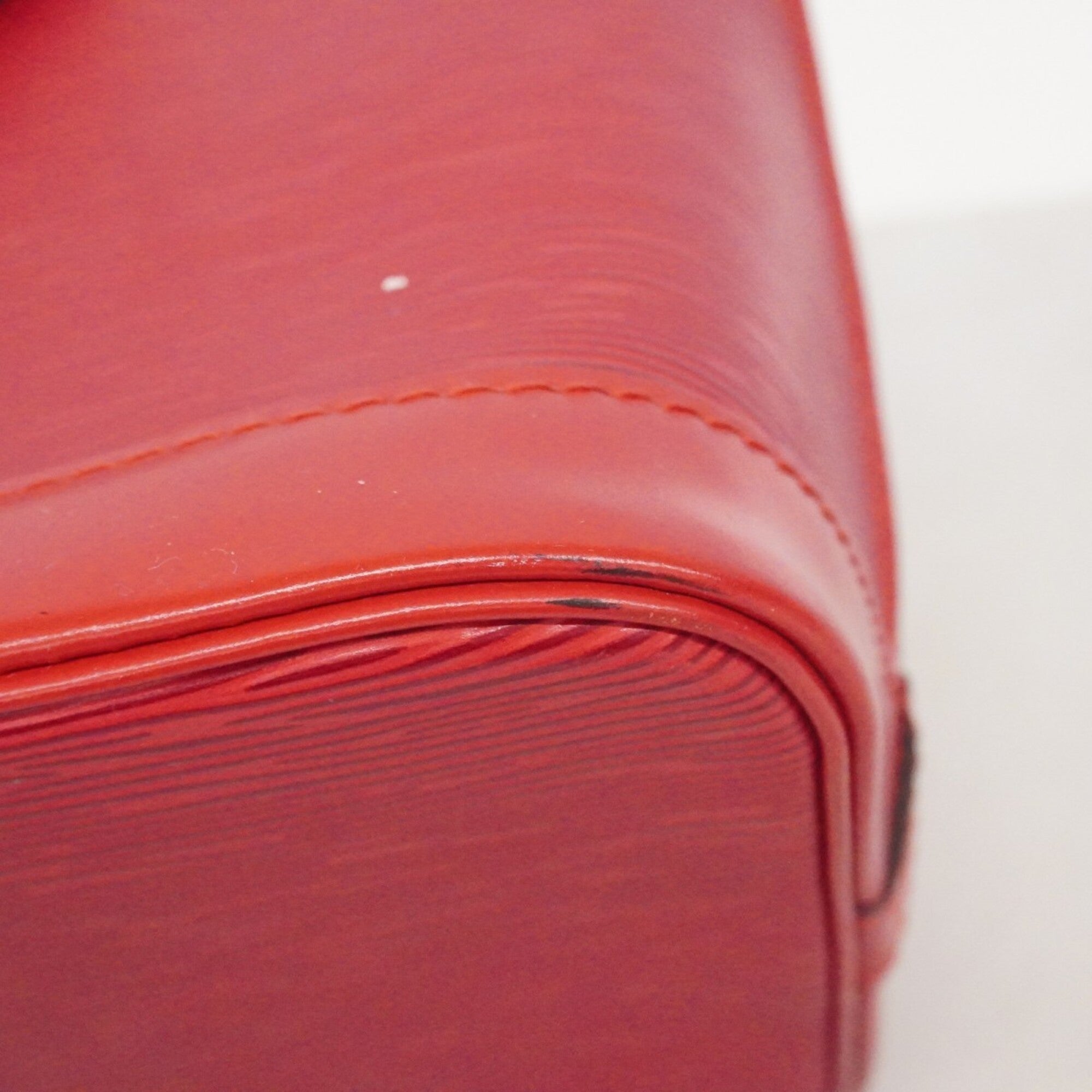 Louis Vuitton Castilian Red Handbag (Pre-Owned)