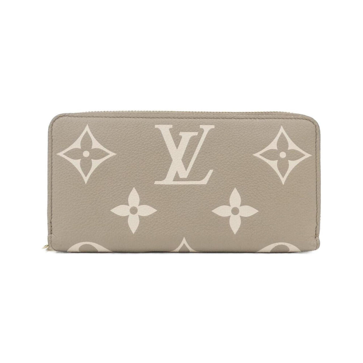 Louis Vuitton Monogram Empreinte Tourterelle Leather Long Wallet (Bi-Fold) (Pre-Owned)