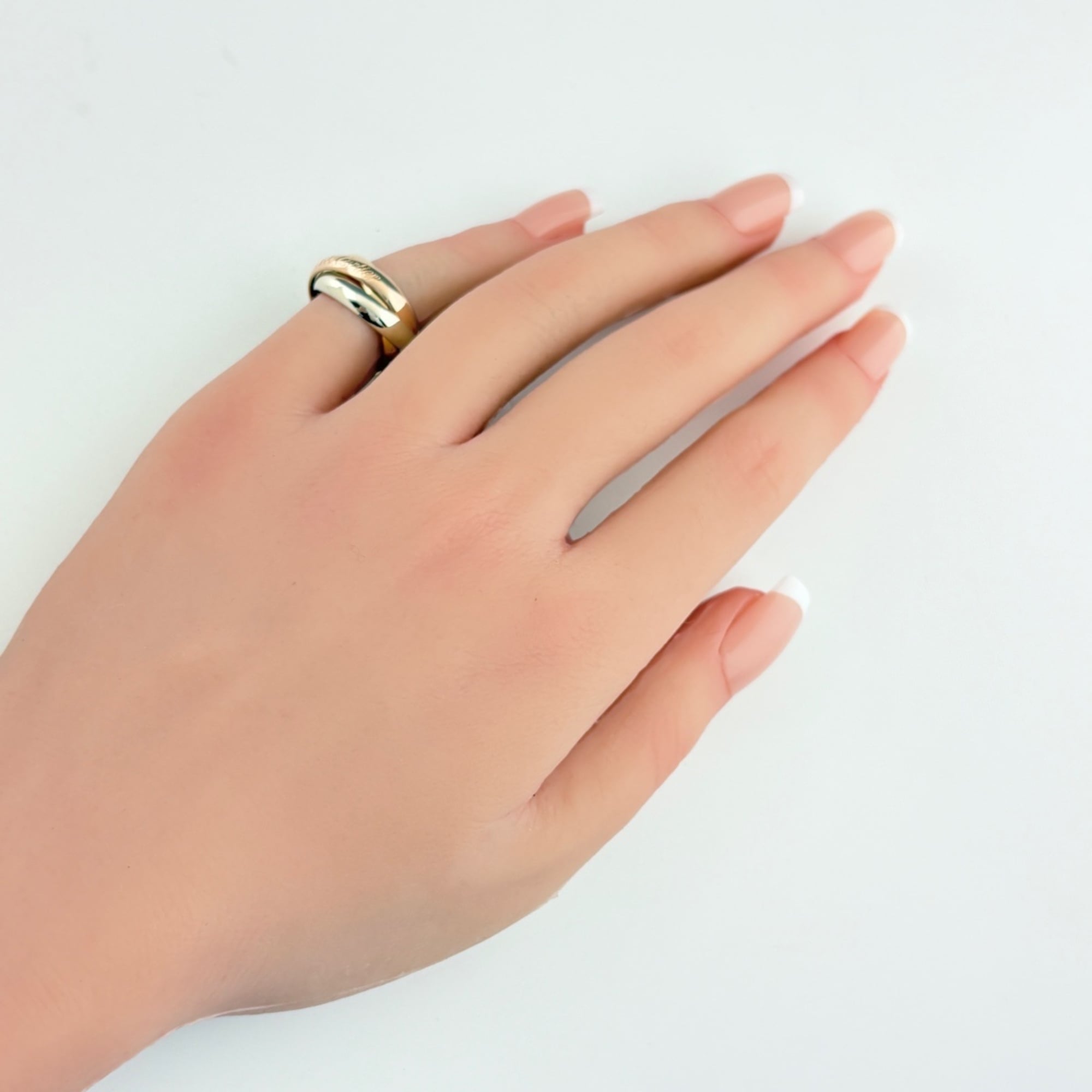 Cartier Yellow Gold (18K) Pink Gold (18K) White Gold (18K) Band Ring (Pre-Owned)