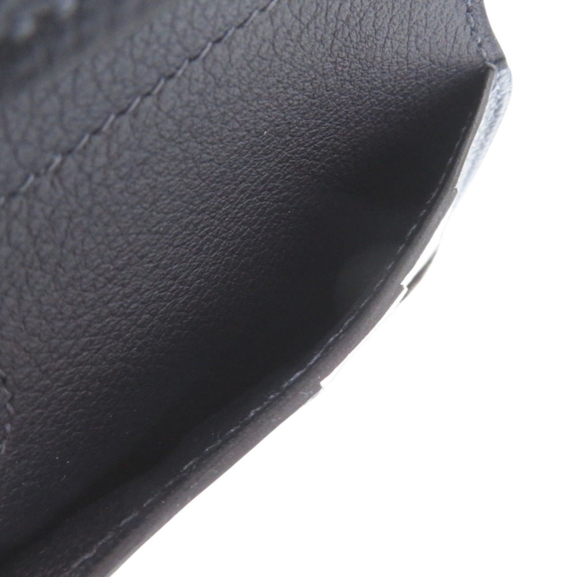 Hermes Blue Nuit Bordeaux Wallet (Bi-Fold) (Pre-Owned)