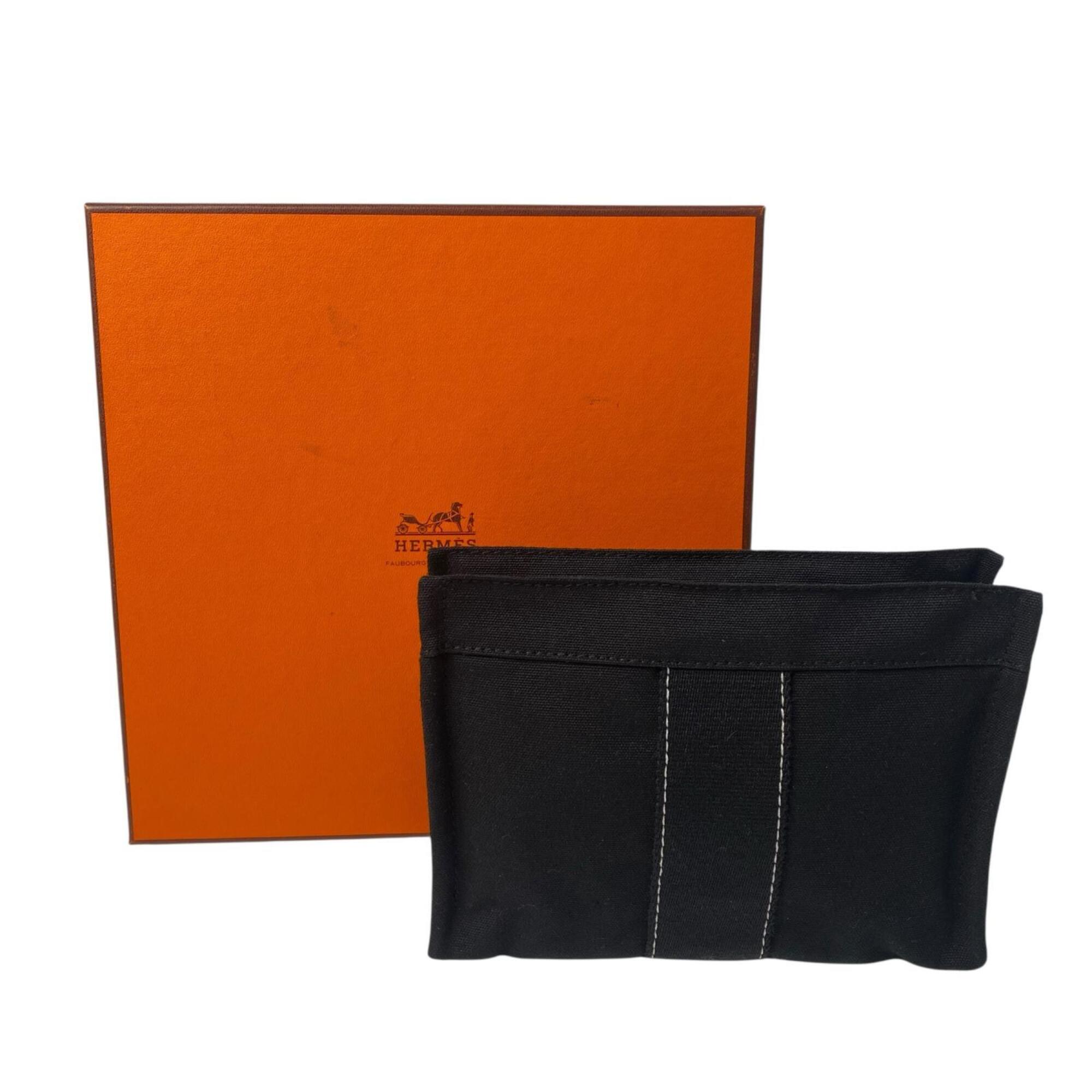 Hermes Black Cotton Pouch (Pre-Owned)
