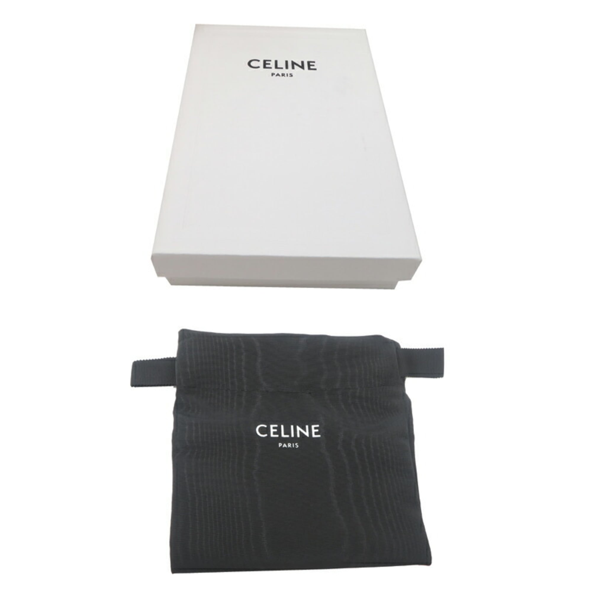 Celine Black Leather Wallet (Bi-Fold) (Pre-Owned)