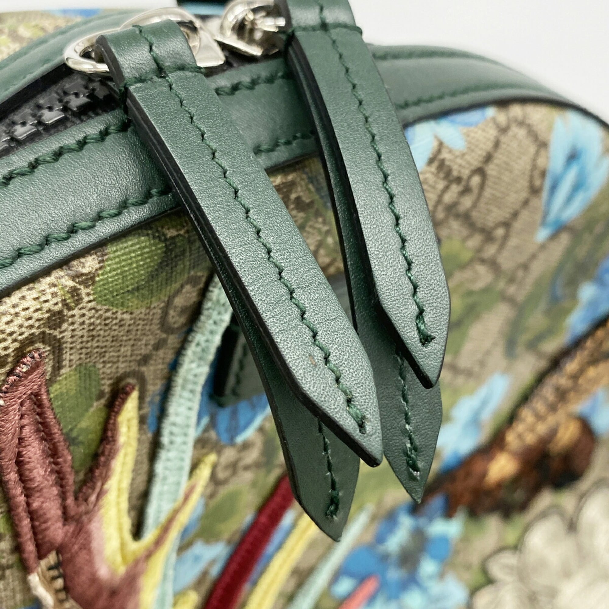 Gucci Beige Multi-Color Pvc Backpack (Pre-Owned)