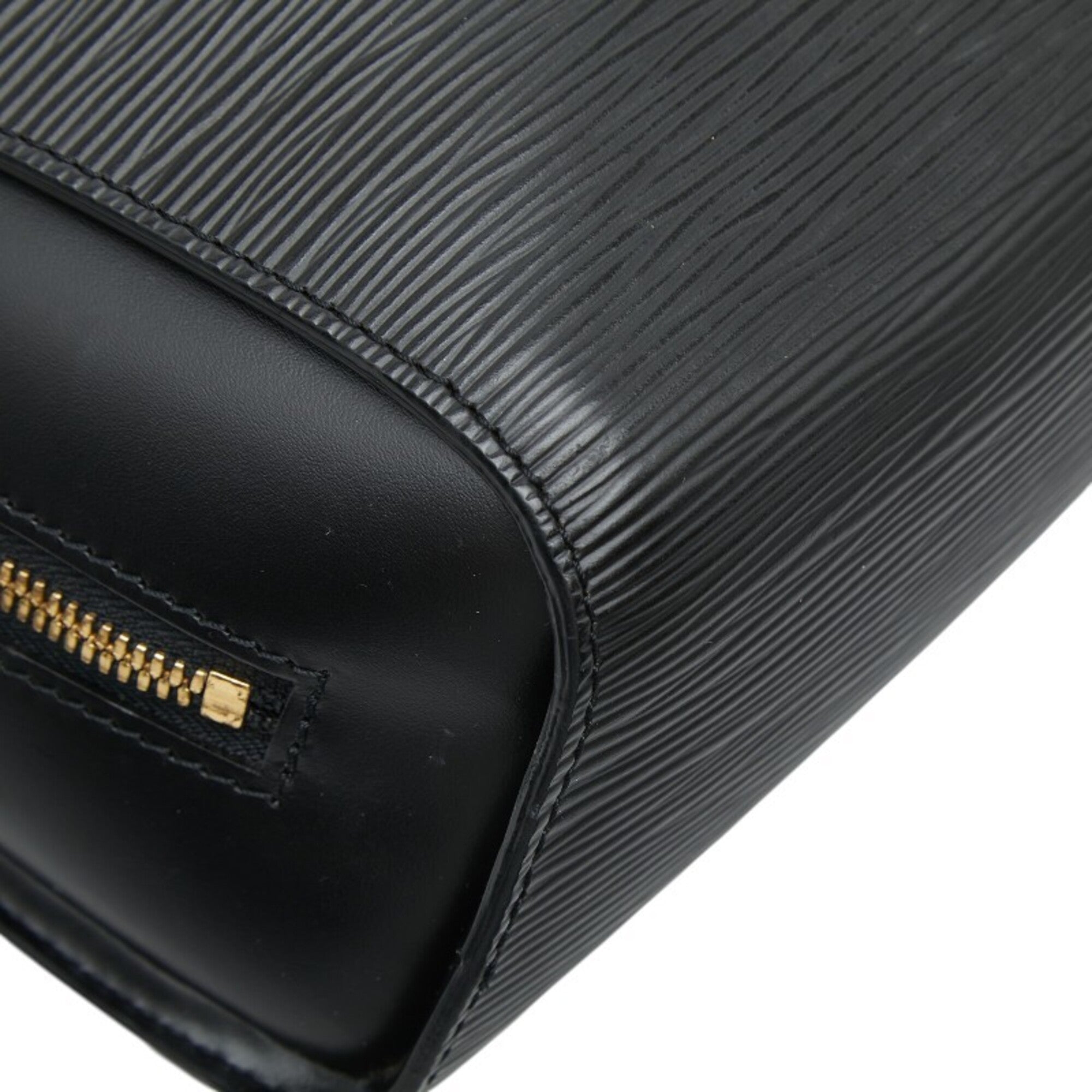 Louis Vuitton Epi Black Noir Leather Backpack (Pre-Owned)