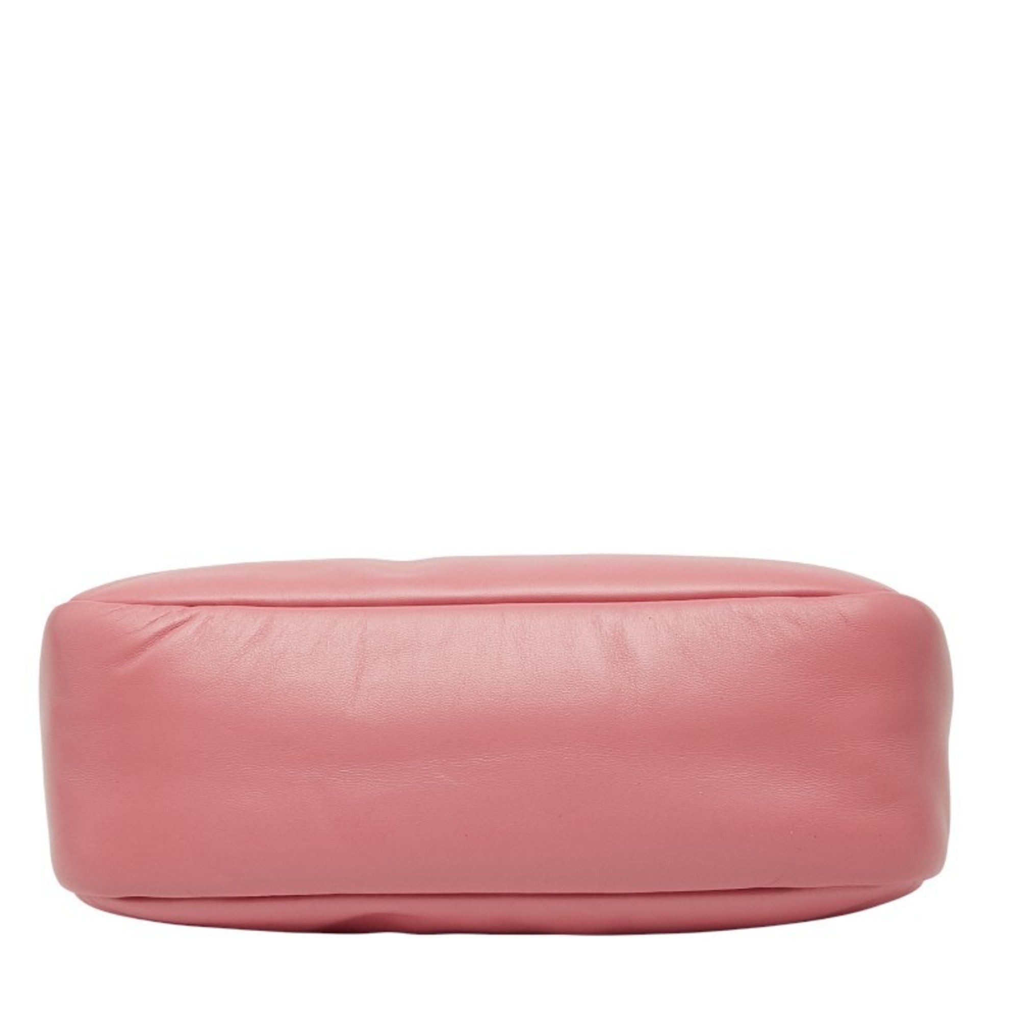 Prada Pink Leather Handbag Pouch Shoulder Bag (Pre-Owned)