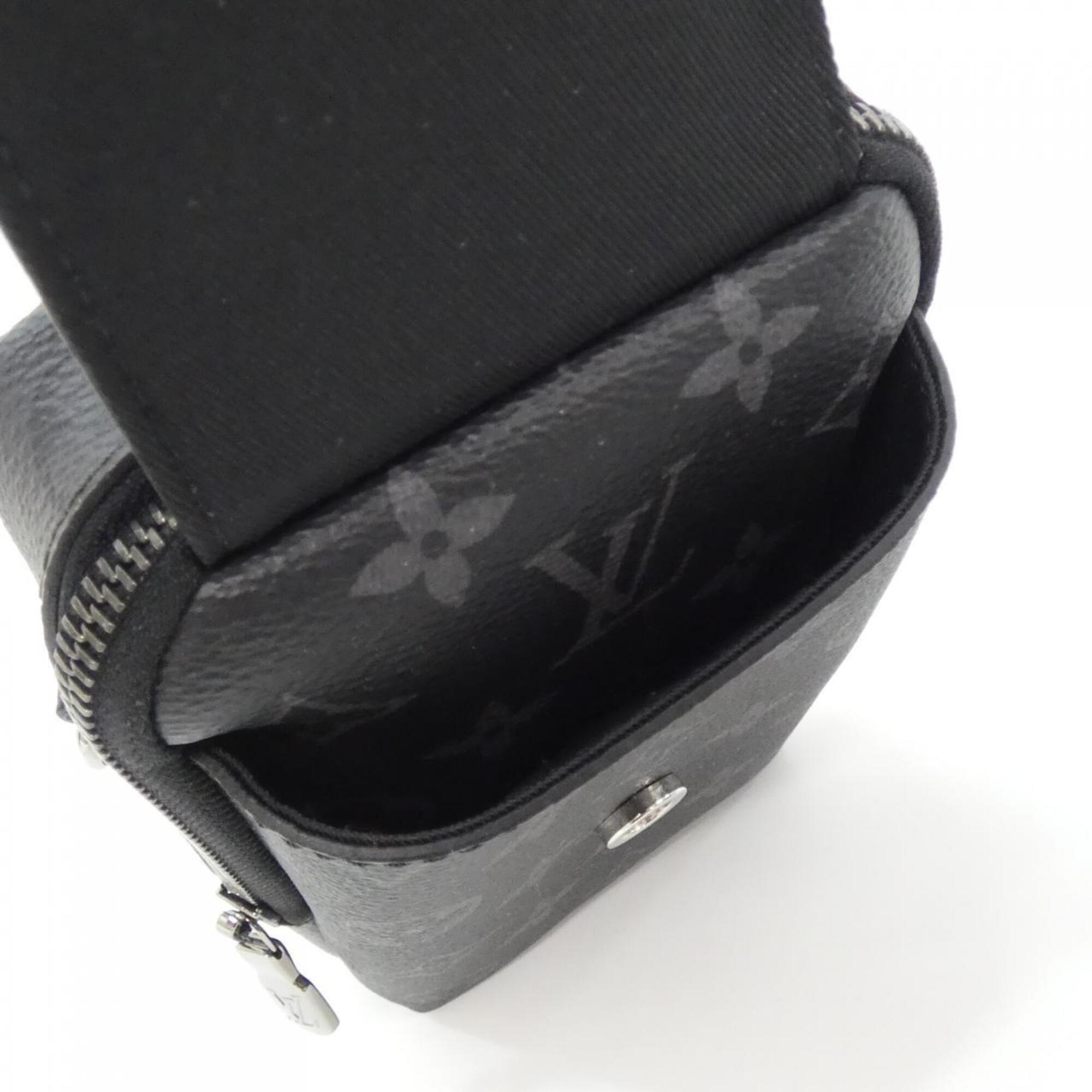 Louis Vuitton Monogram Eclipse Black Coated Canvas Handbag Shoulder Bag (Pre-Owned)