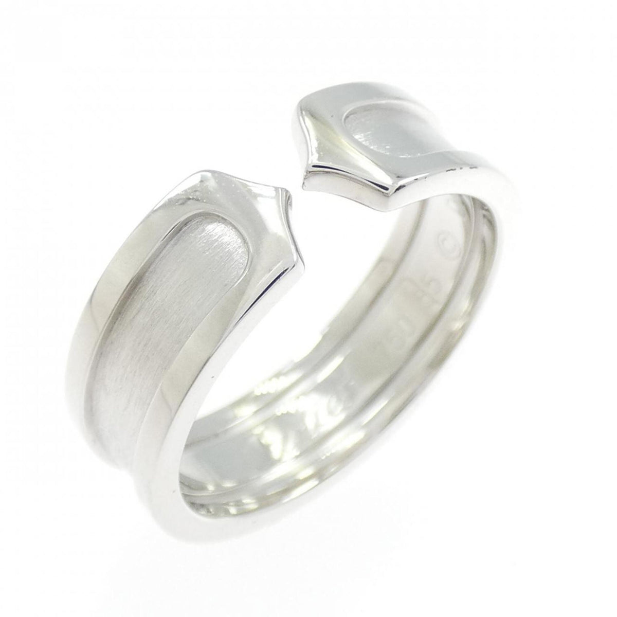 Cartier White Gold White Gold (18K) Band Ring (Pre-Owned)