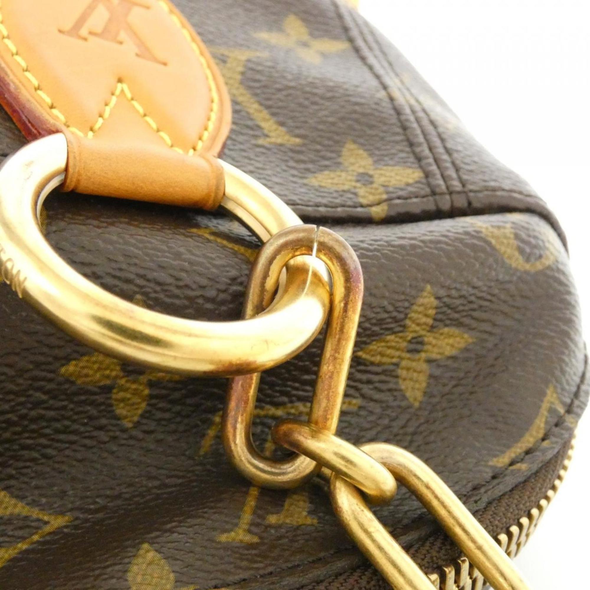 Louis Vuitton Marron Coated Canvas Handbag Shoulder Bag (Pre-Owned)