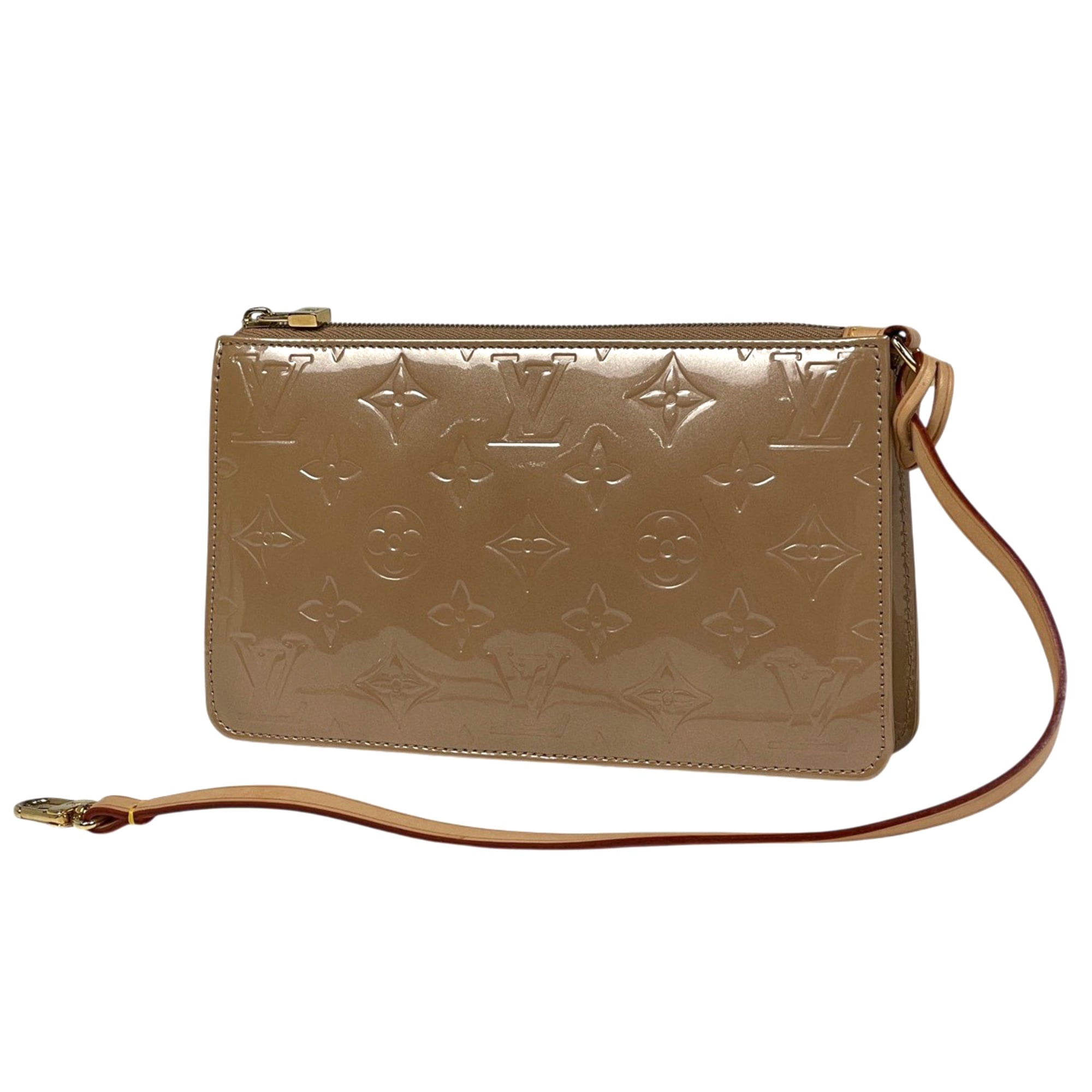 Louis Vuitton Beige Monogram Vernis Pouch (Pre-Owned)