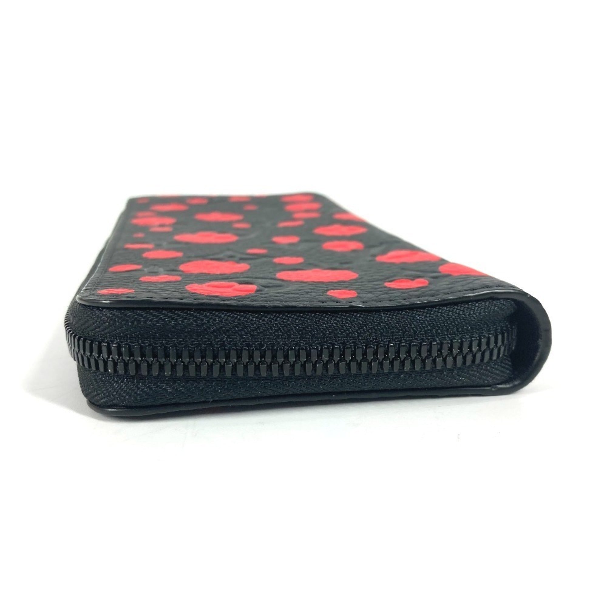 Louis Vuitton Monogram Empreinte Black Noir Red Color Monogram Empreinte Long Wallet (Bi-Fold) (Pre-Owned)