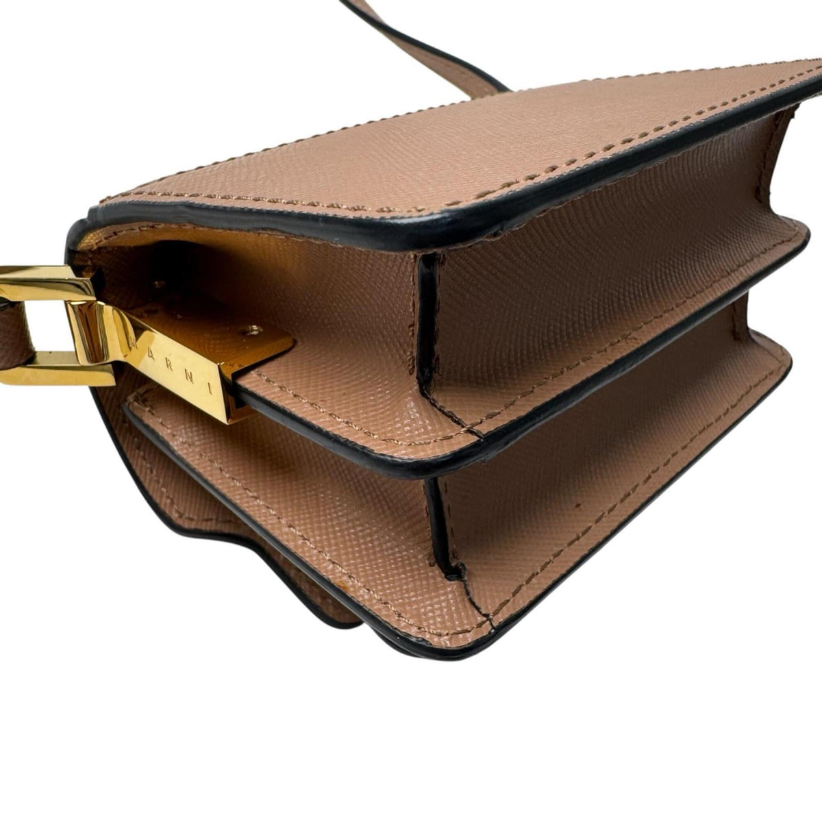 Marni Brown Leather Shoulder Bag (Pre-Owned)