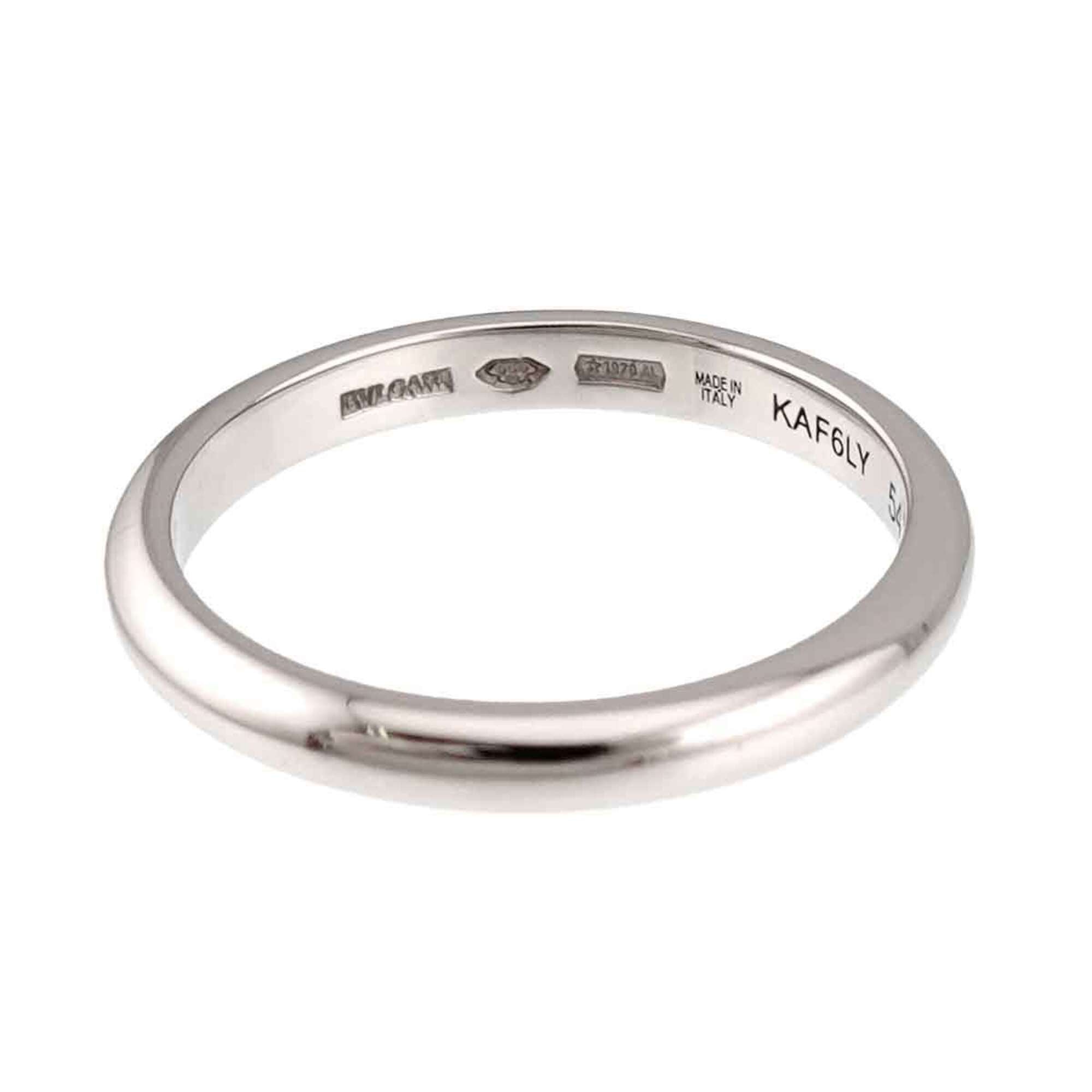 Bvlgari Platinum 950 Band Ring (Pre-Owned)