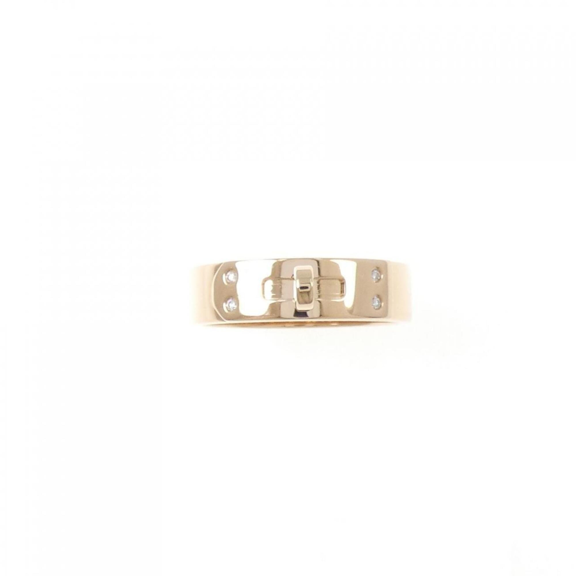 Hermes Pink Gold Pink Gold (18K) Band Ring (Pre-Owned)