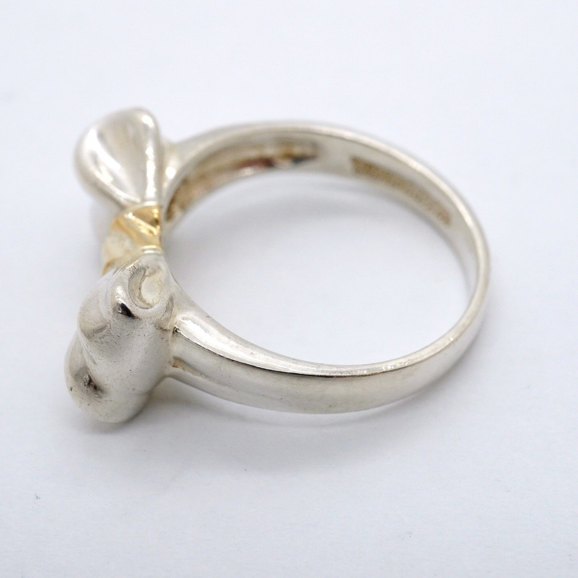 Tiffany Yellow Gold (18K) Silver 925 Band Ring (Pre-Owned)