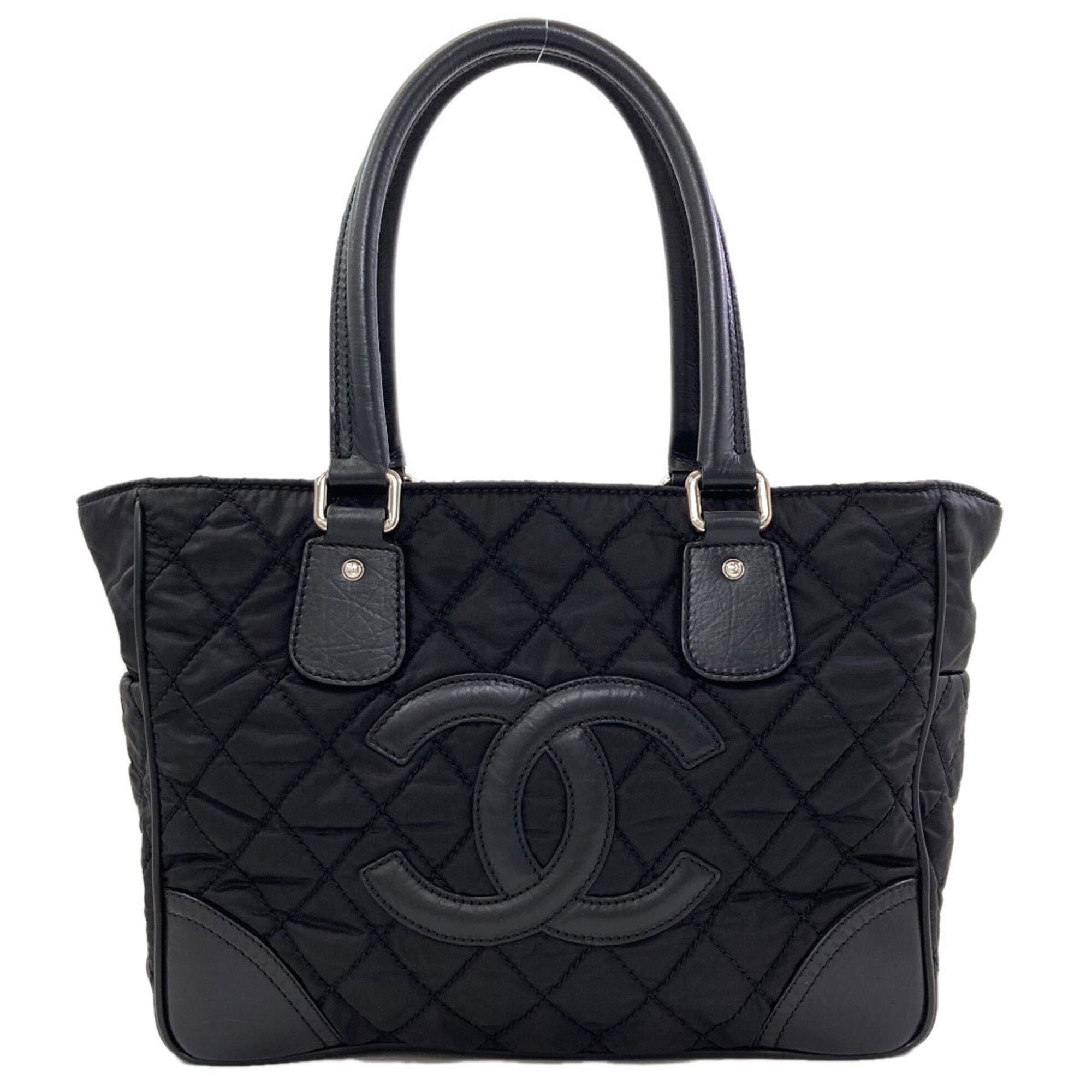 Chanel Black Nylon Tote Bag (Pre-Owned)