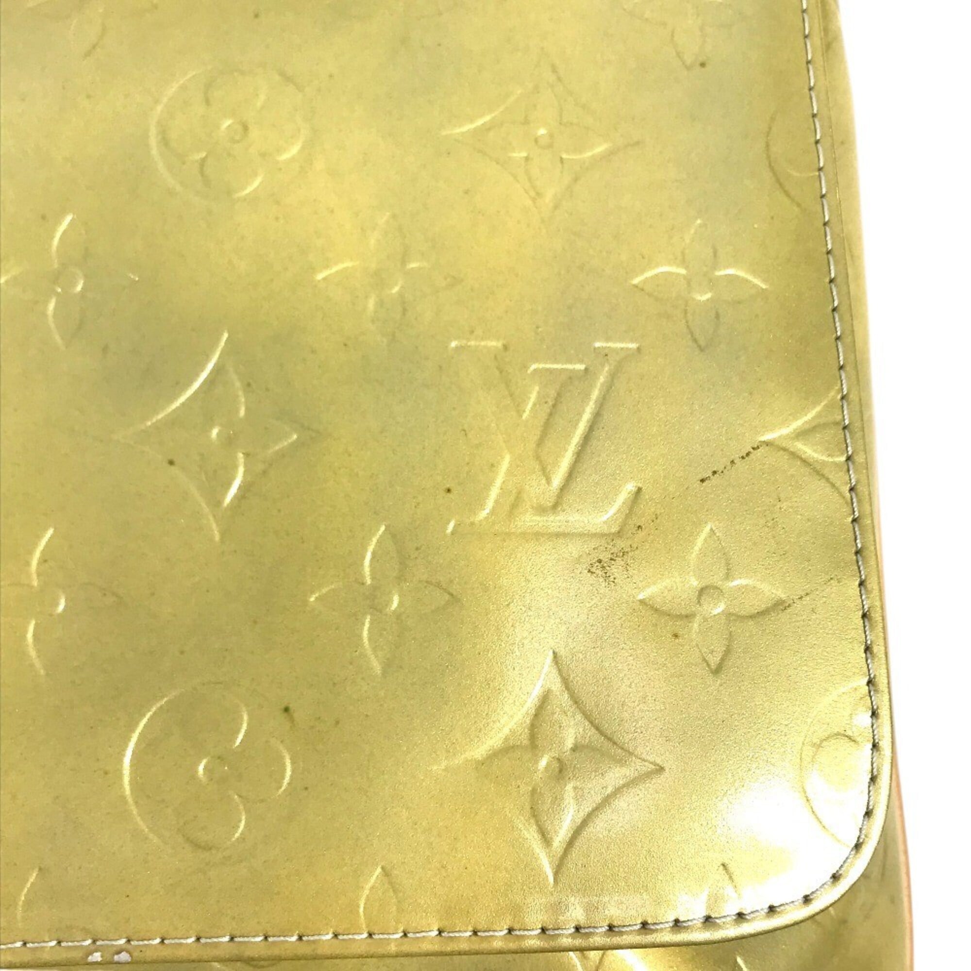 Louis Vuitton Gris Silver Monogram Vernis Shoulder Bag (Pre-Owned)