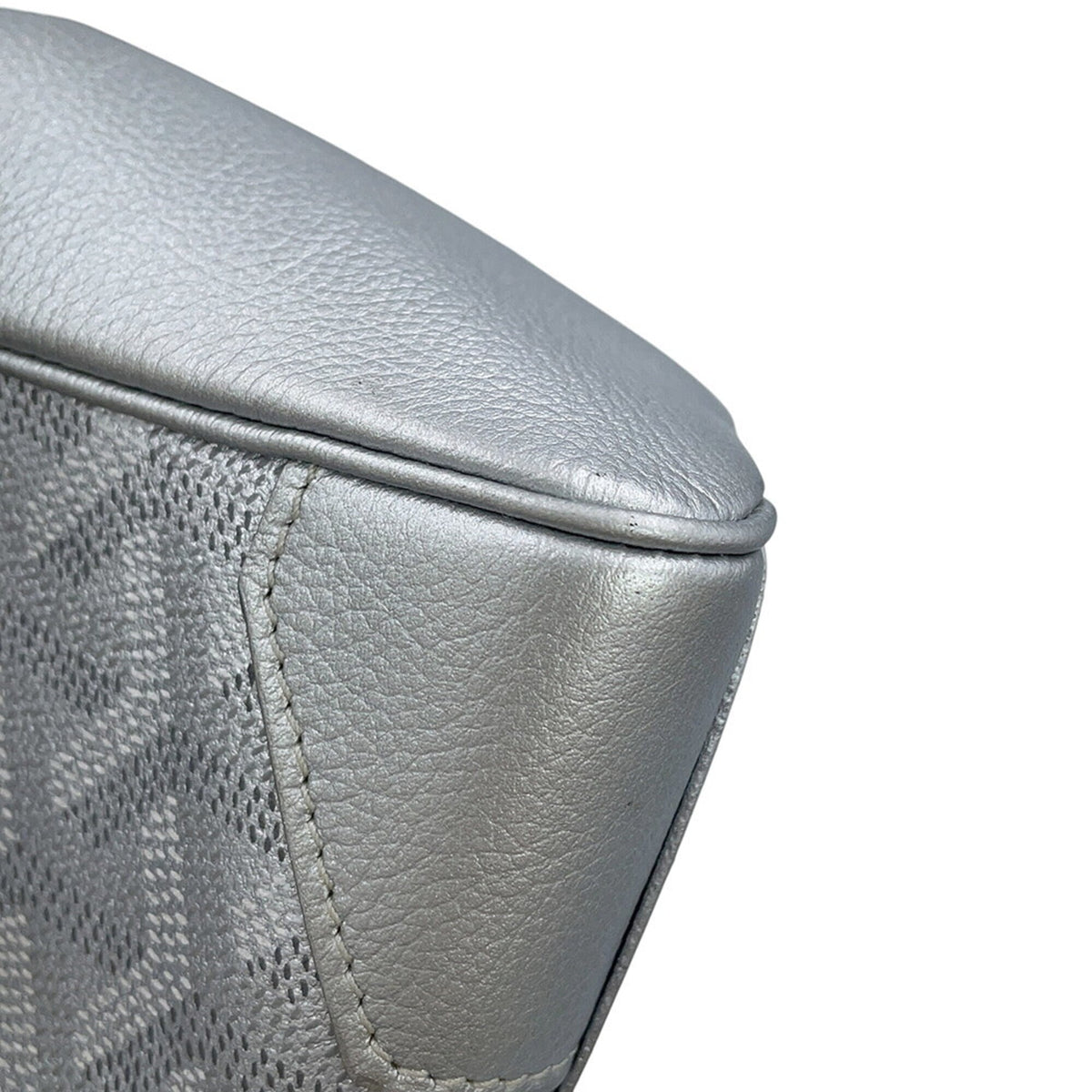 Goyard Silver Pvc Handbag (Pre-Owned)