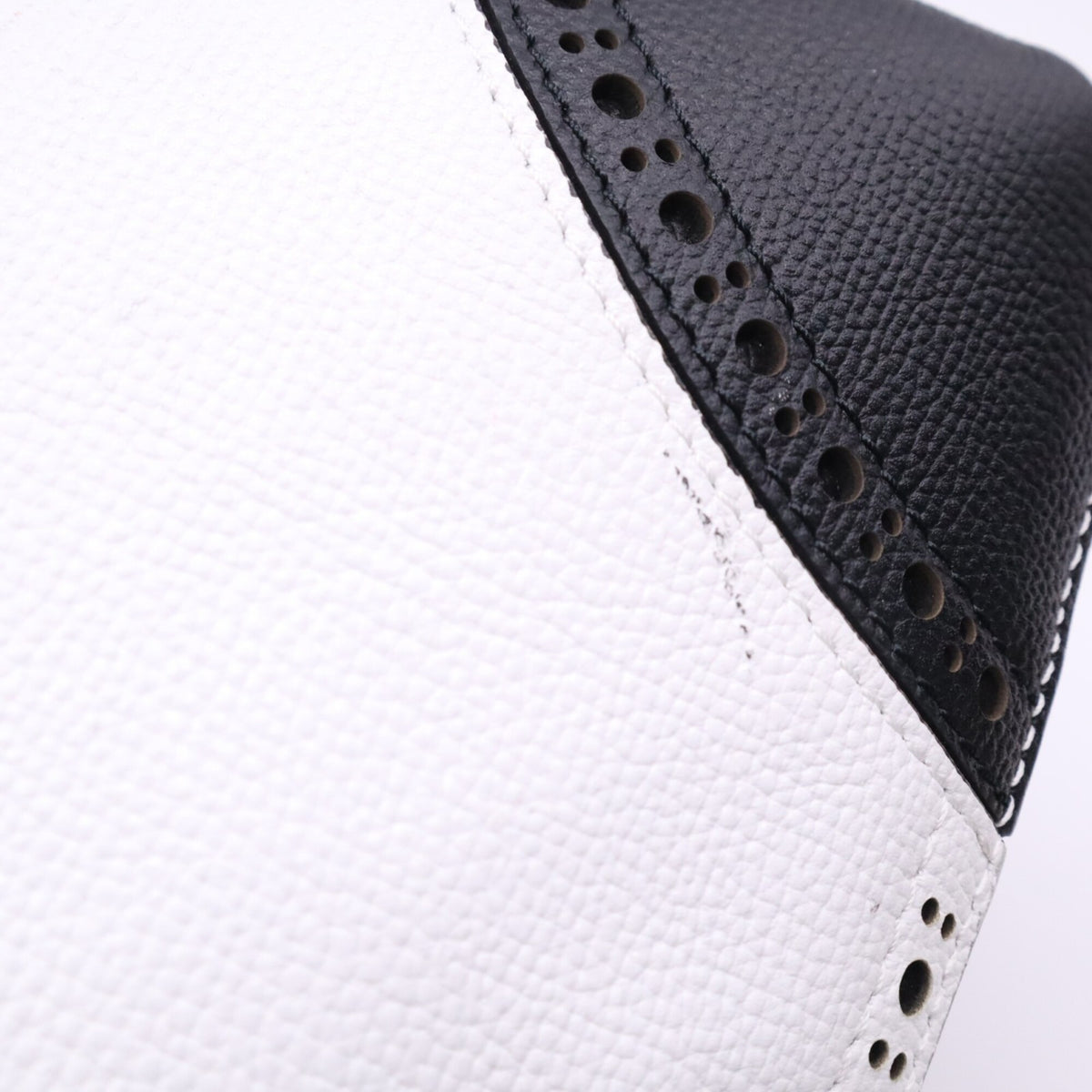 Burberry Black White Handbag Shoulder Bag (Pre-Owned)