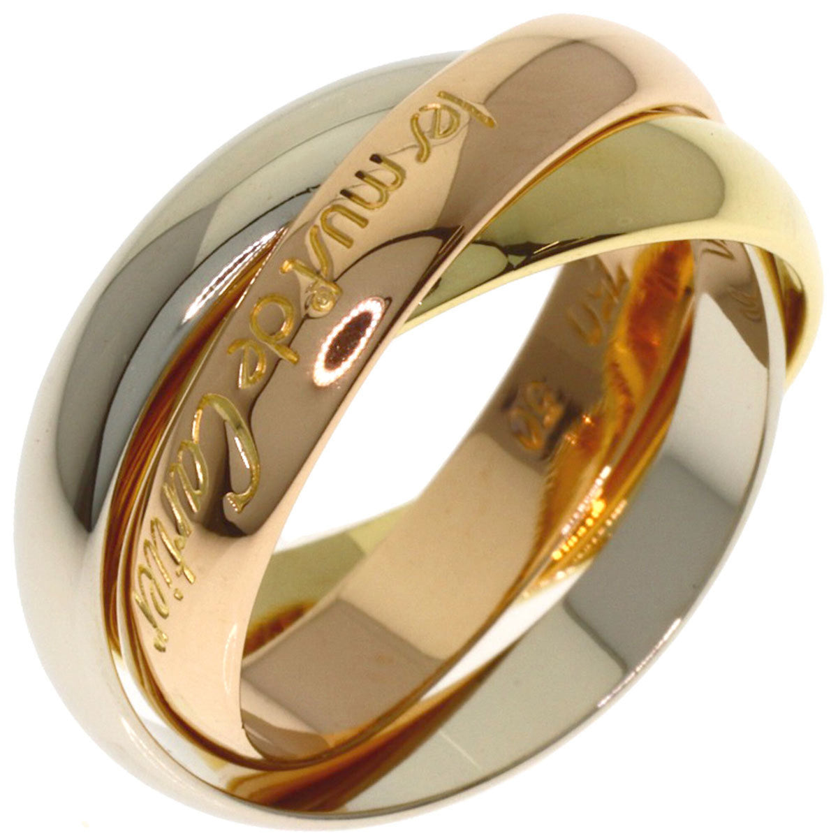 Cartier Yellow Gold (18K) Pink Gold (18K) White Gold (18K) Band Ring (Pre-Owned)