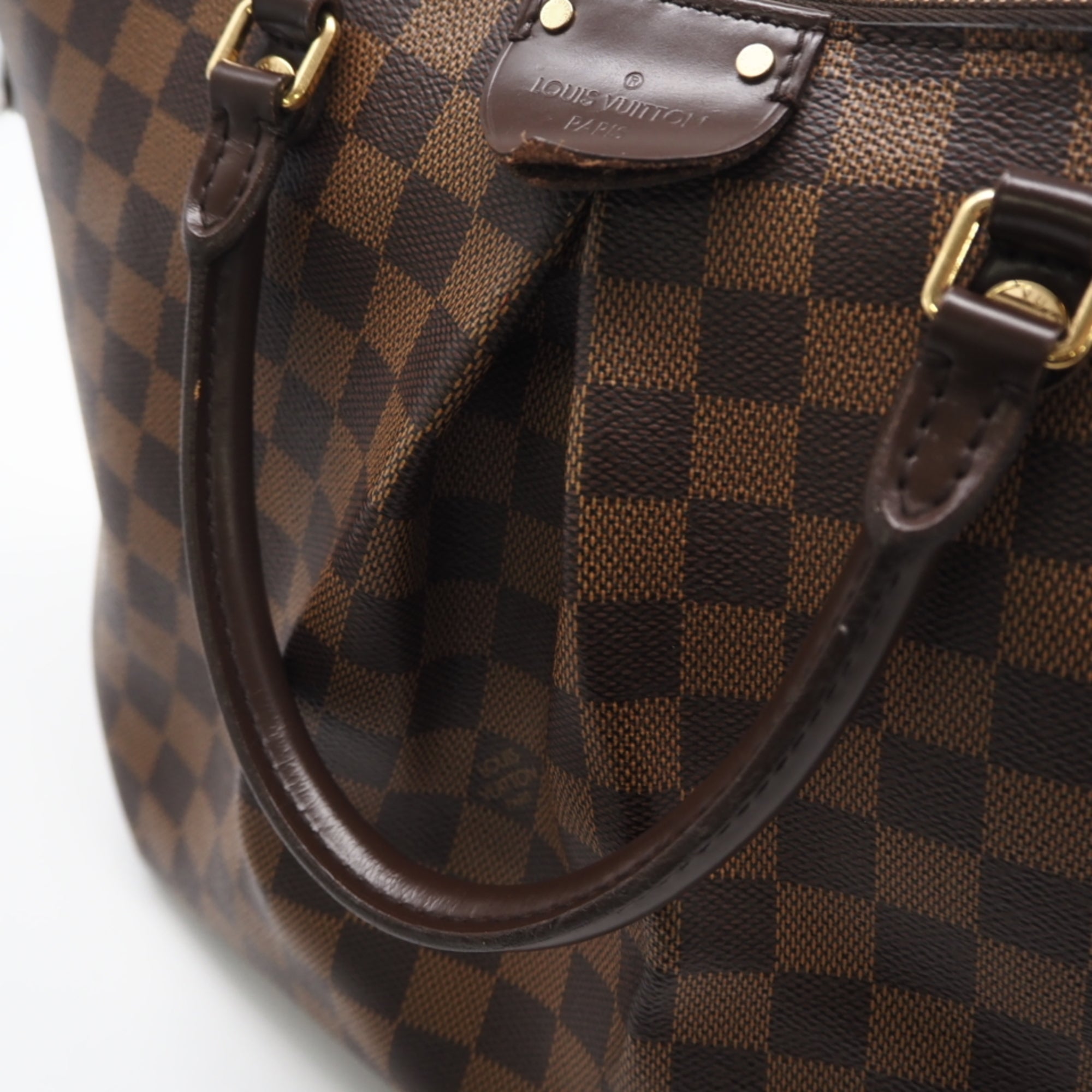 Louis Vuitton Brown Coated Canvas Leather Handbag (Pre-Owned)