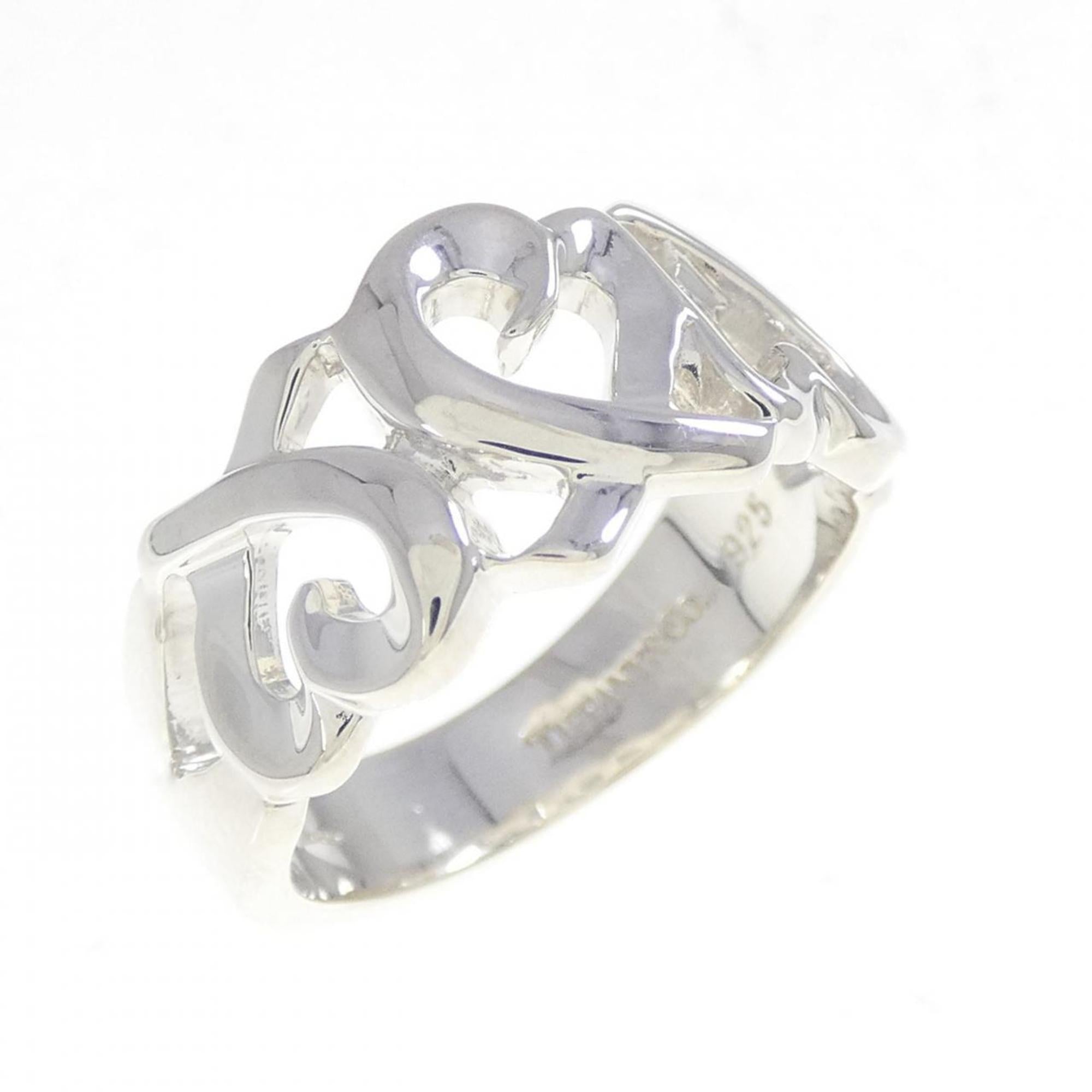 Tiffany Silver Silver 925 Band Ring (Pre-Owned)