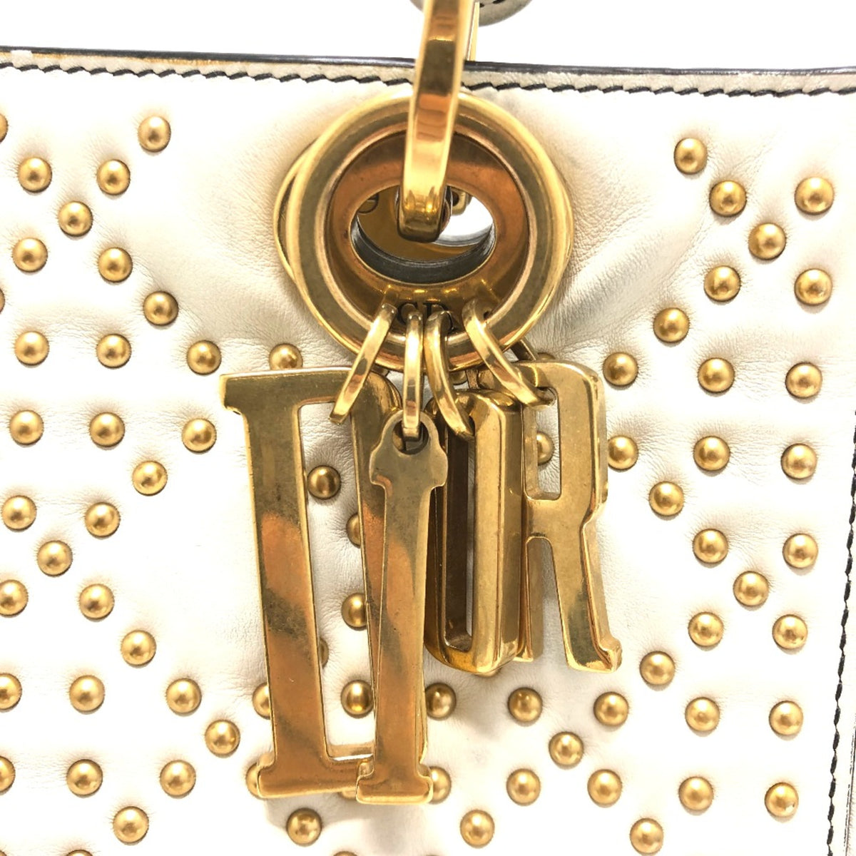 Christian Dior White Leather Handbag (Pre-Owned)