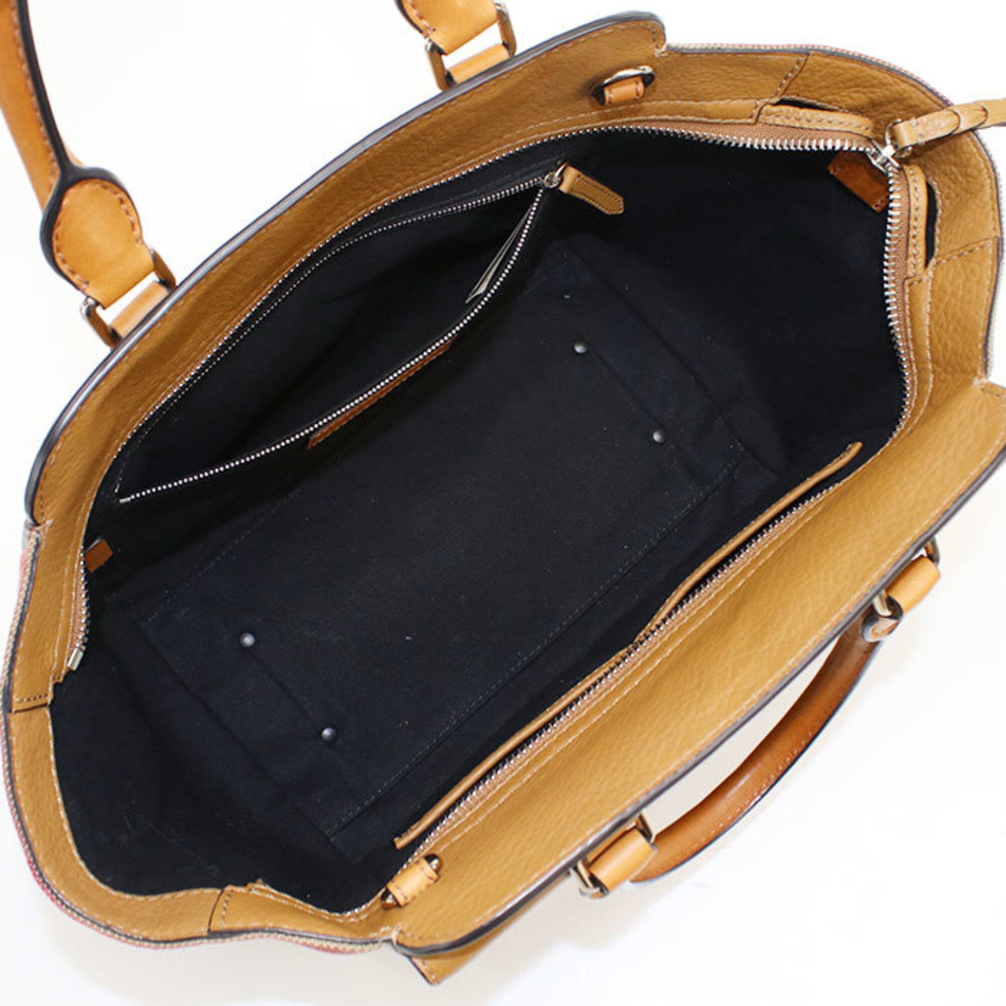 Burberry Brown Leather Tote Bag (Pre-Owned)