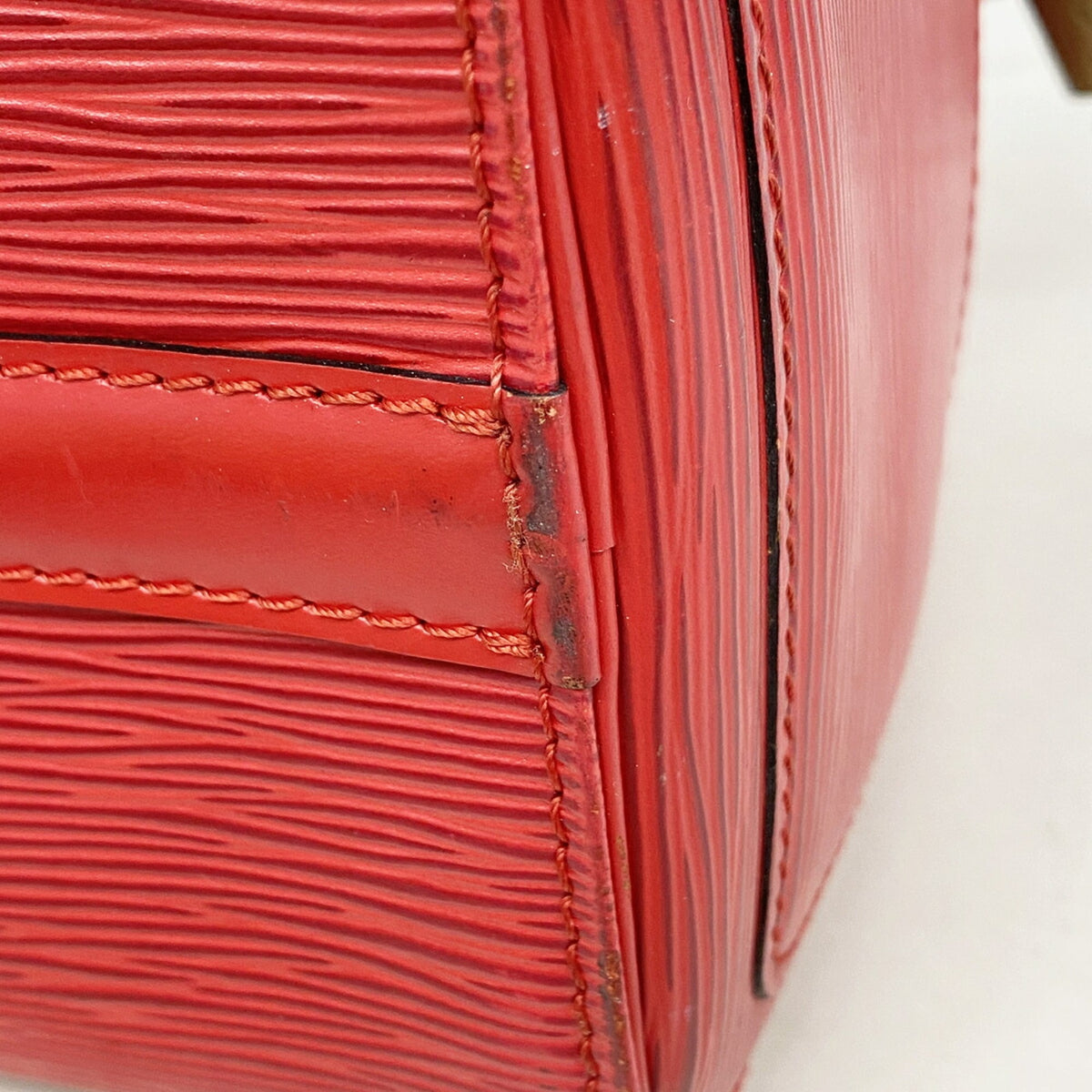 Louis Vuitton Castilian Red Handbag (Pre-Owned)