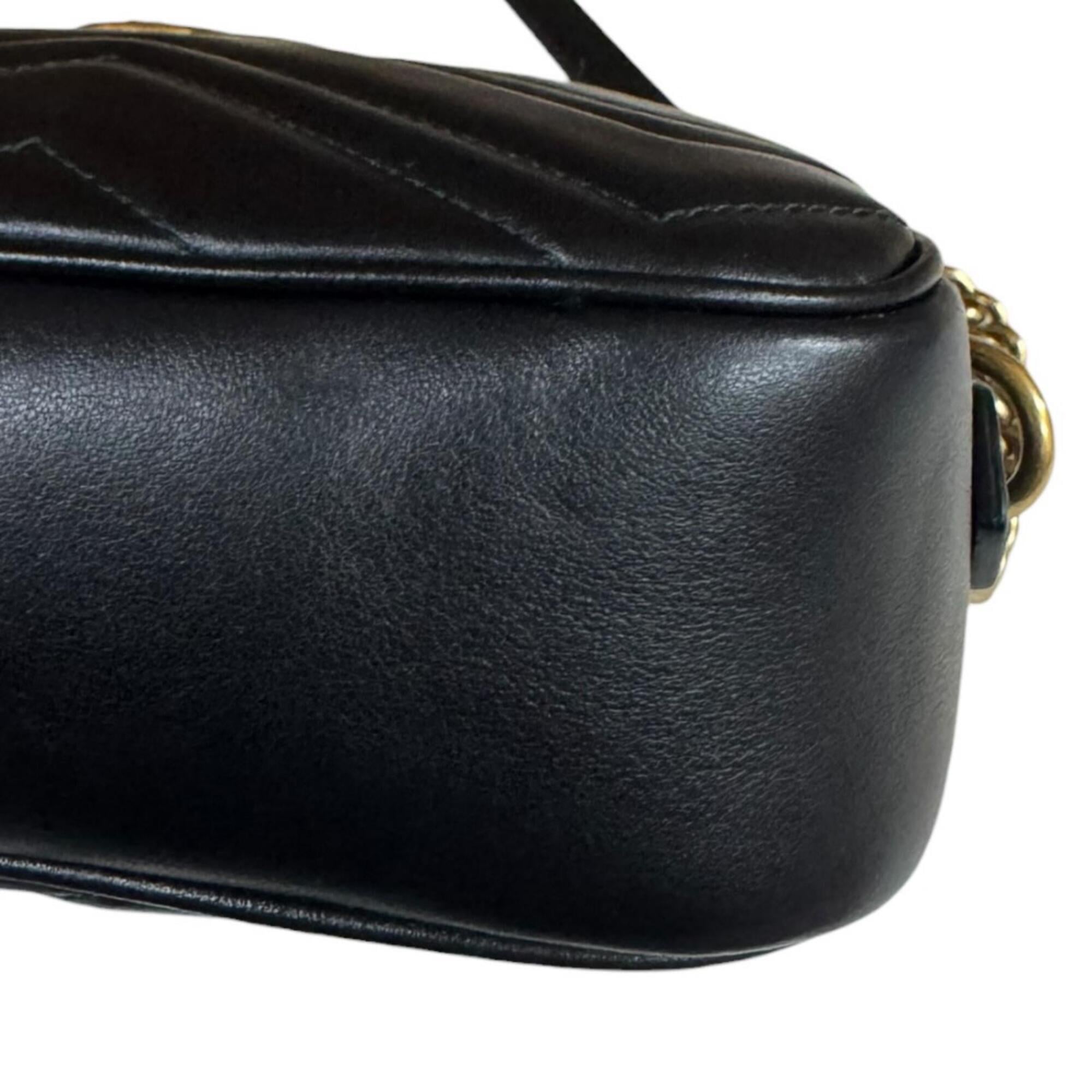 Gucci Black Leather Shoulder Bag (Pre-Owned)
