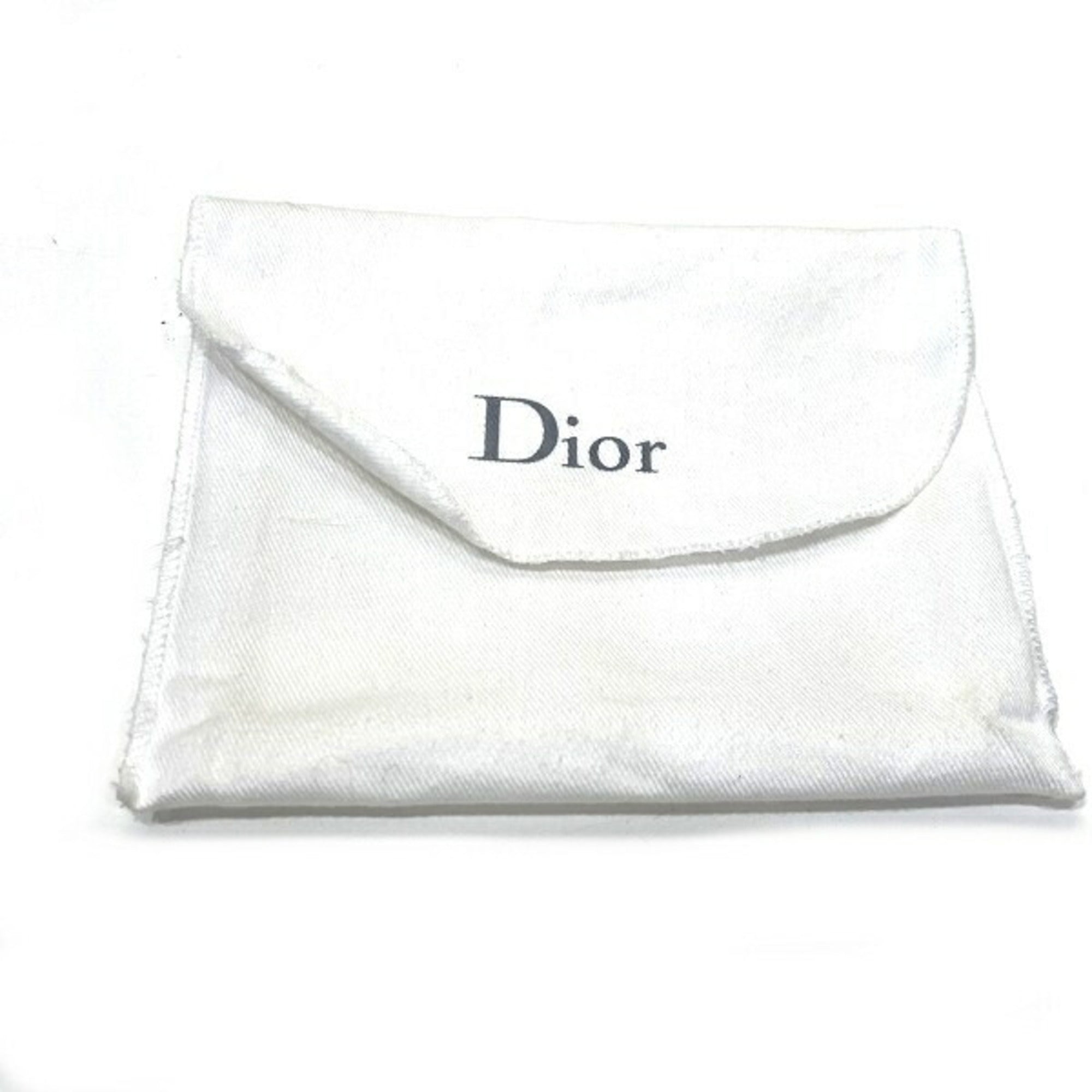 Christian Dior Red Color Leather Wallet (Bi-Fold) (Pre-Owned)