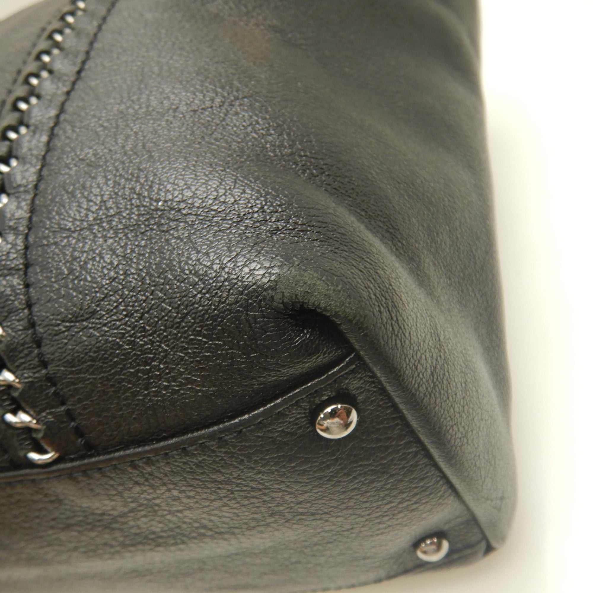 Chanel Black Leather Tote Bag (Pre-Owned)