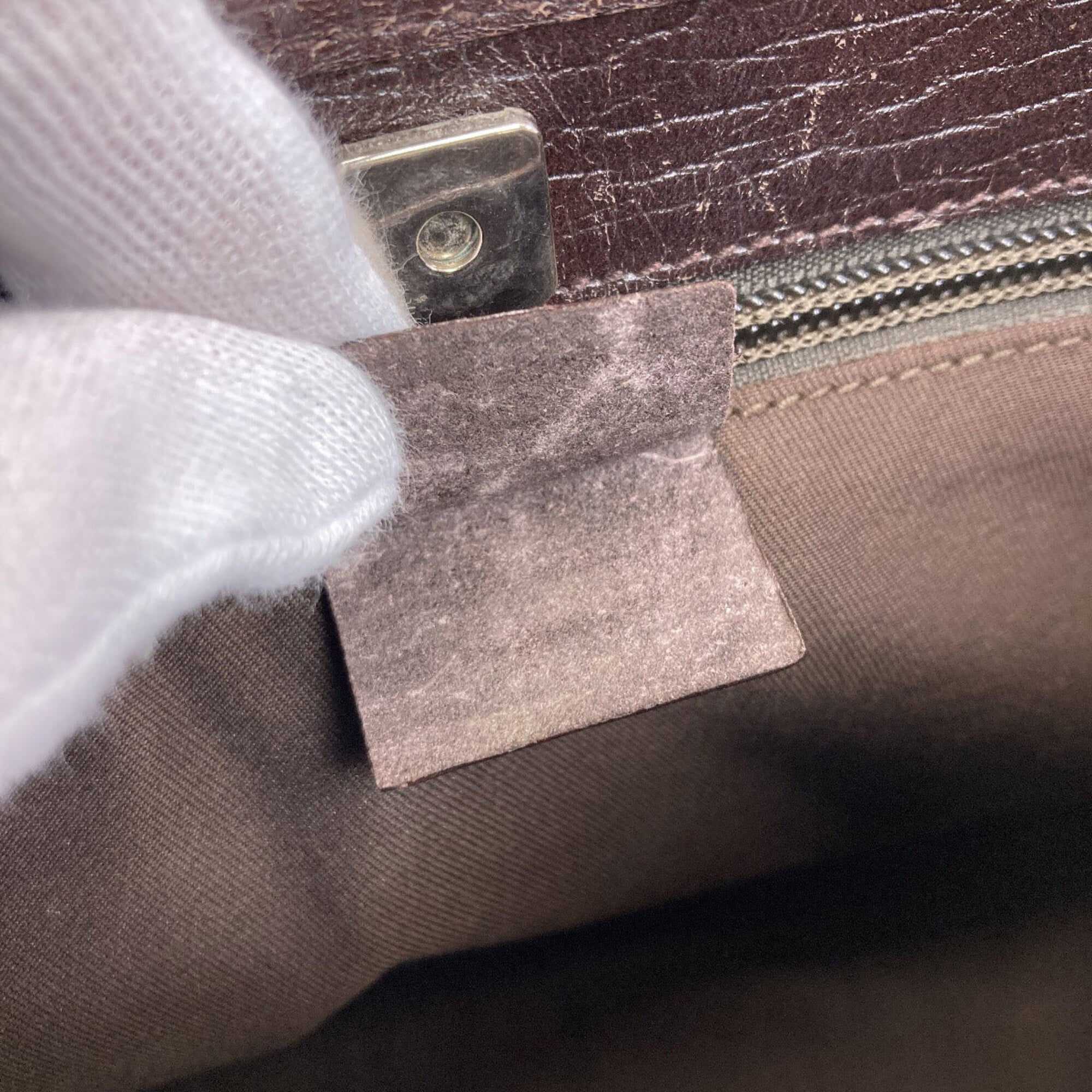Gucci Brown Pvc Tote Bag (Pre-Owned)