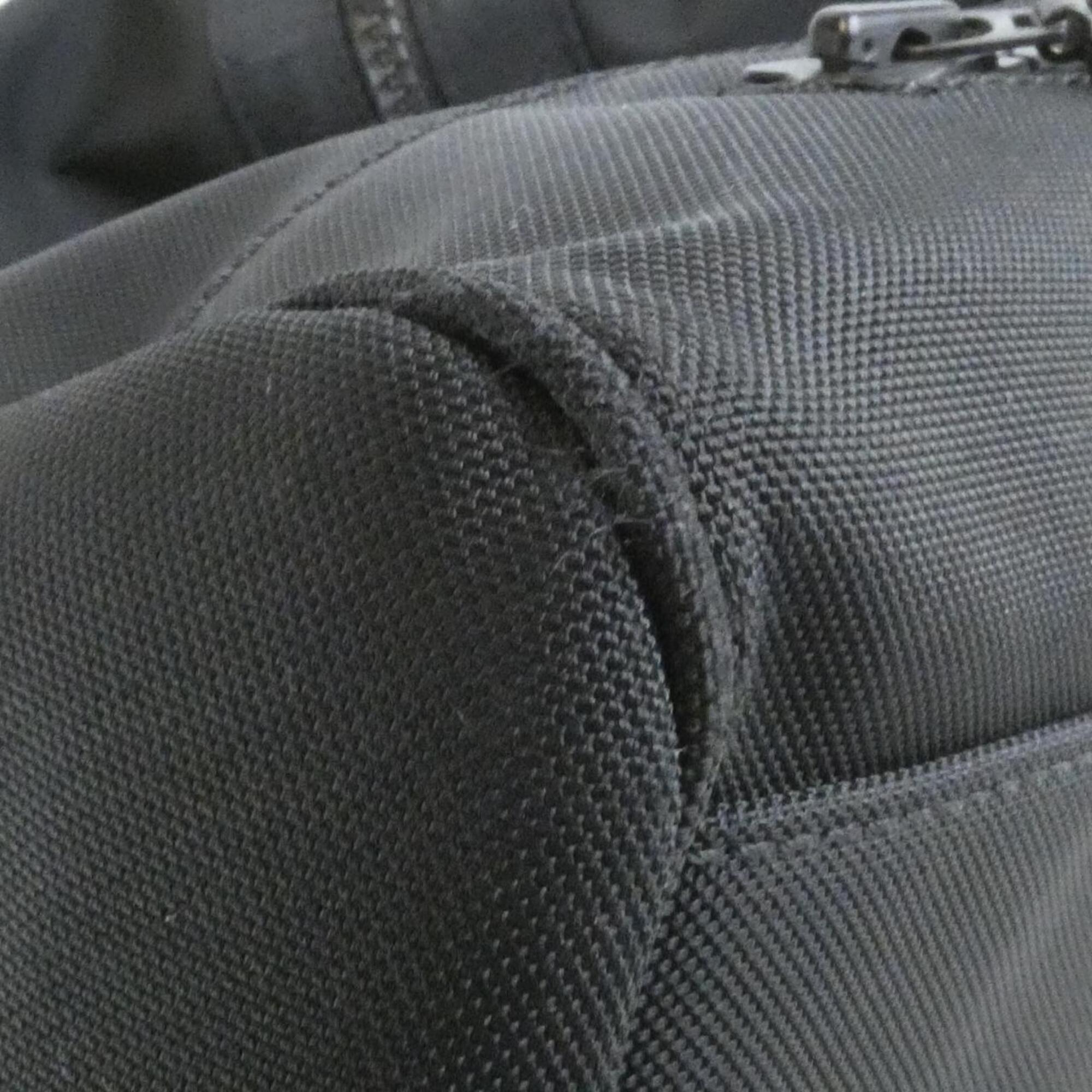 Chanel Black Canvas Shoulder Bag (Pre-Owned)