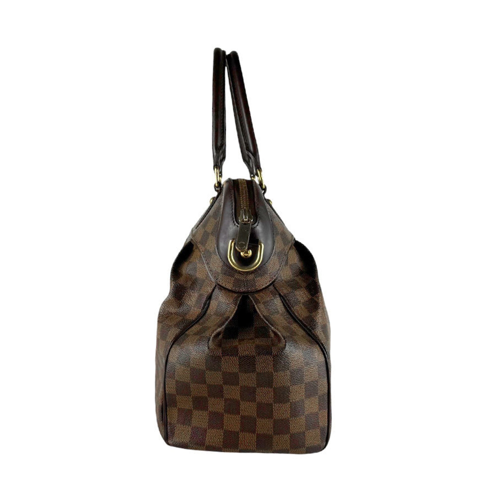 Louis Vuitton Damier Canvas Ebene Damier Canvas Handbag Shoulder Bag (Pre-Owned)