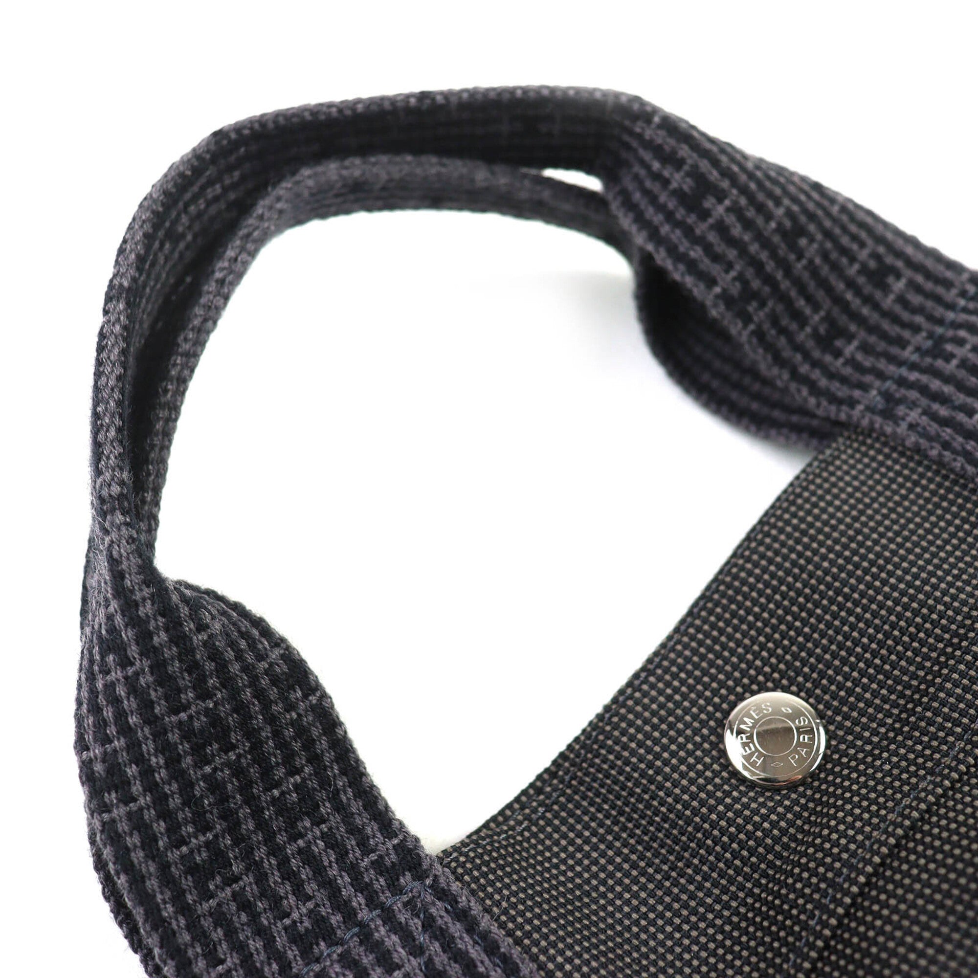 Hermes Her Line Gray Polyamide Polyester Boston Bag Tote Bag (Pre-Owned)
