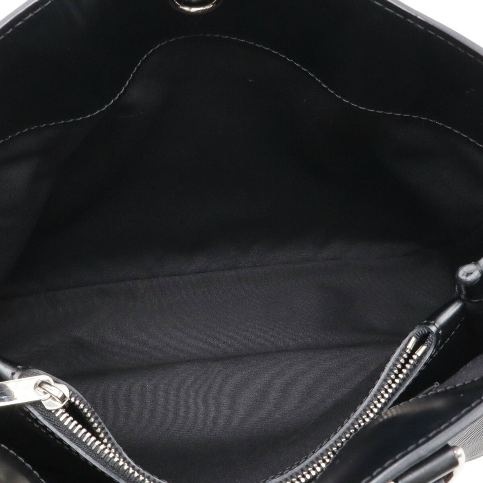 Louis Vuitton Black Noir Epi Leather Handbag Shoulder Bag Tote Bag (Pre-Owned)
