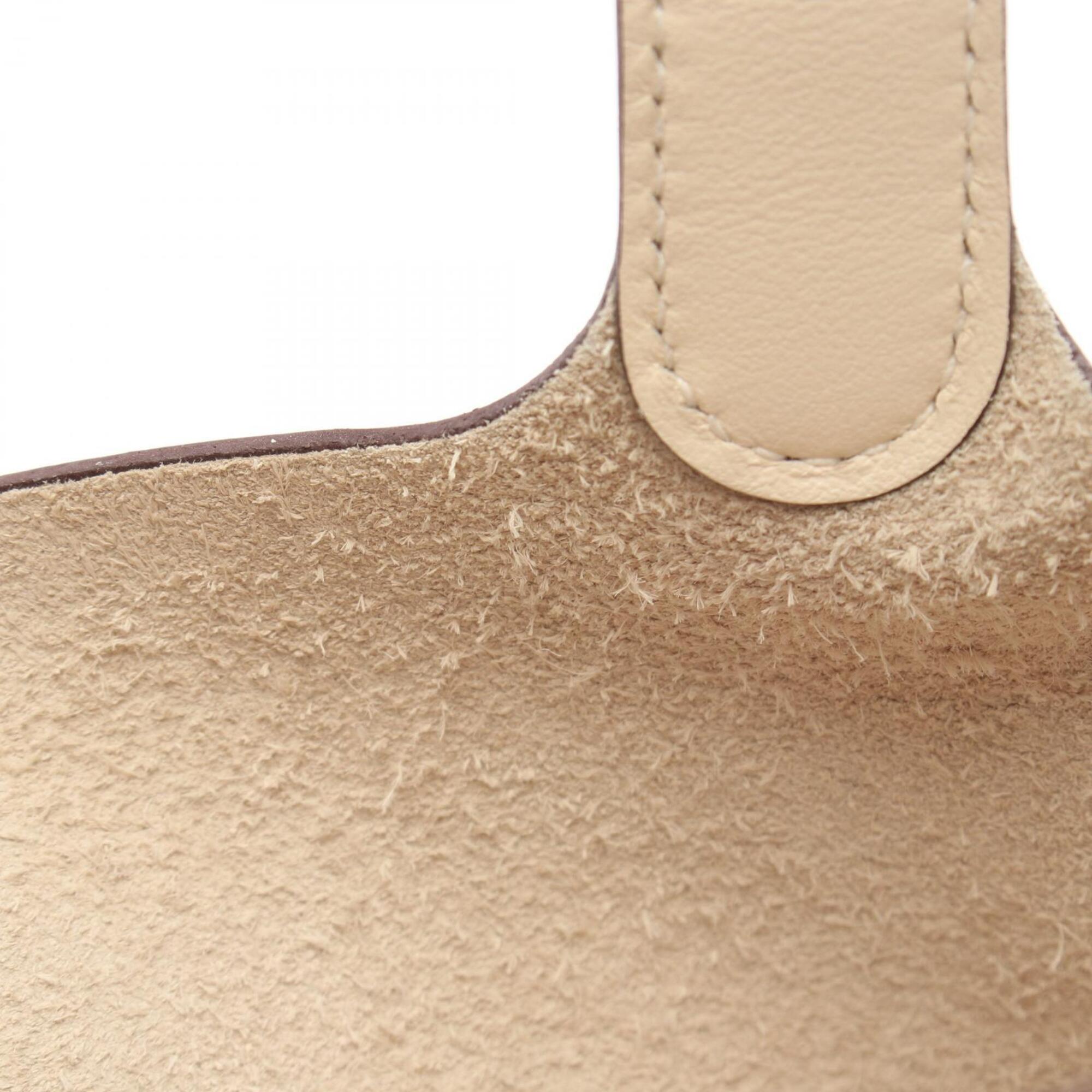 Hermes Green Ivory Swift Leather Handbag (Pre-Owned)
