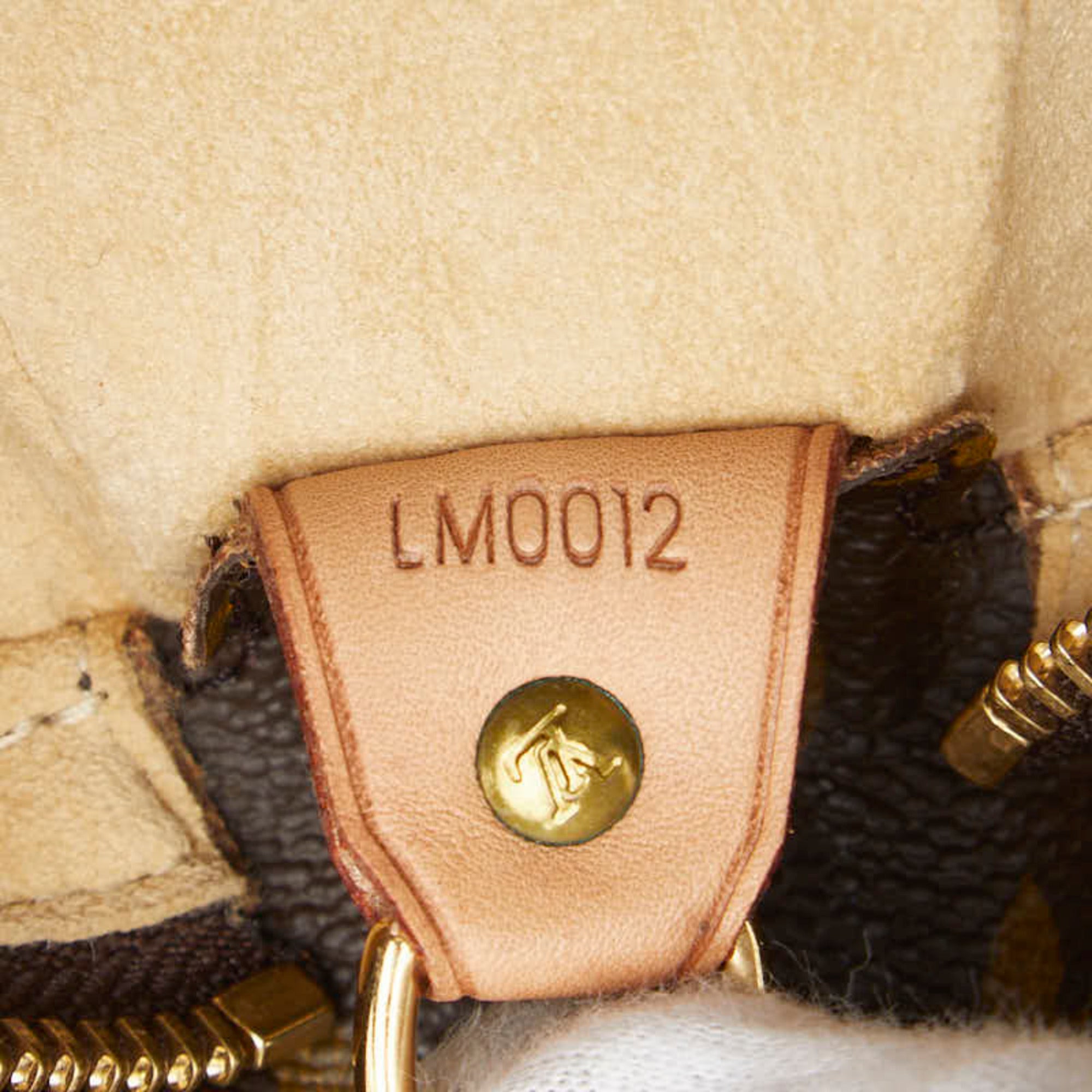 Louis Vuitton Monogram Brown Pvc Leather Handbag Shoulder Bag (Pre-Owned)