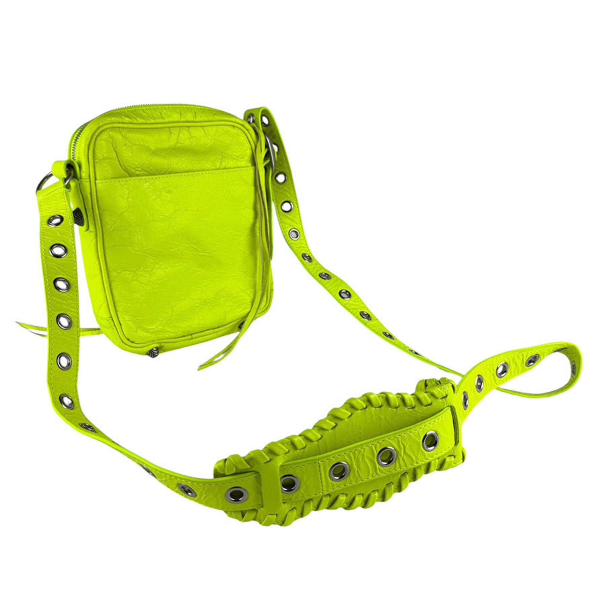 Balenciaga Yellow Leather Shoulder Bag (Pre-Owned)