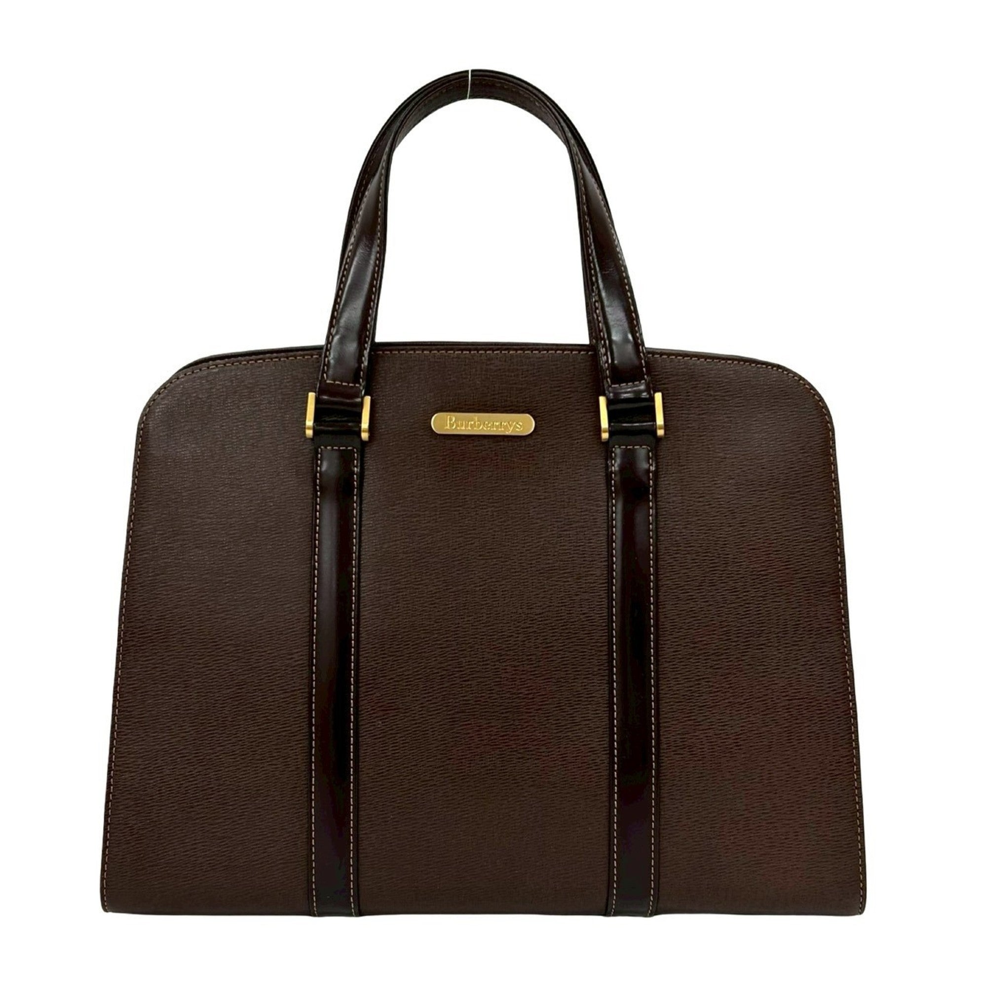 Burberry Brown Leather Handbag (Pre-Owned)