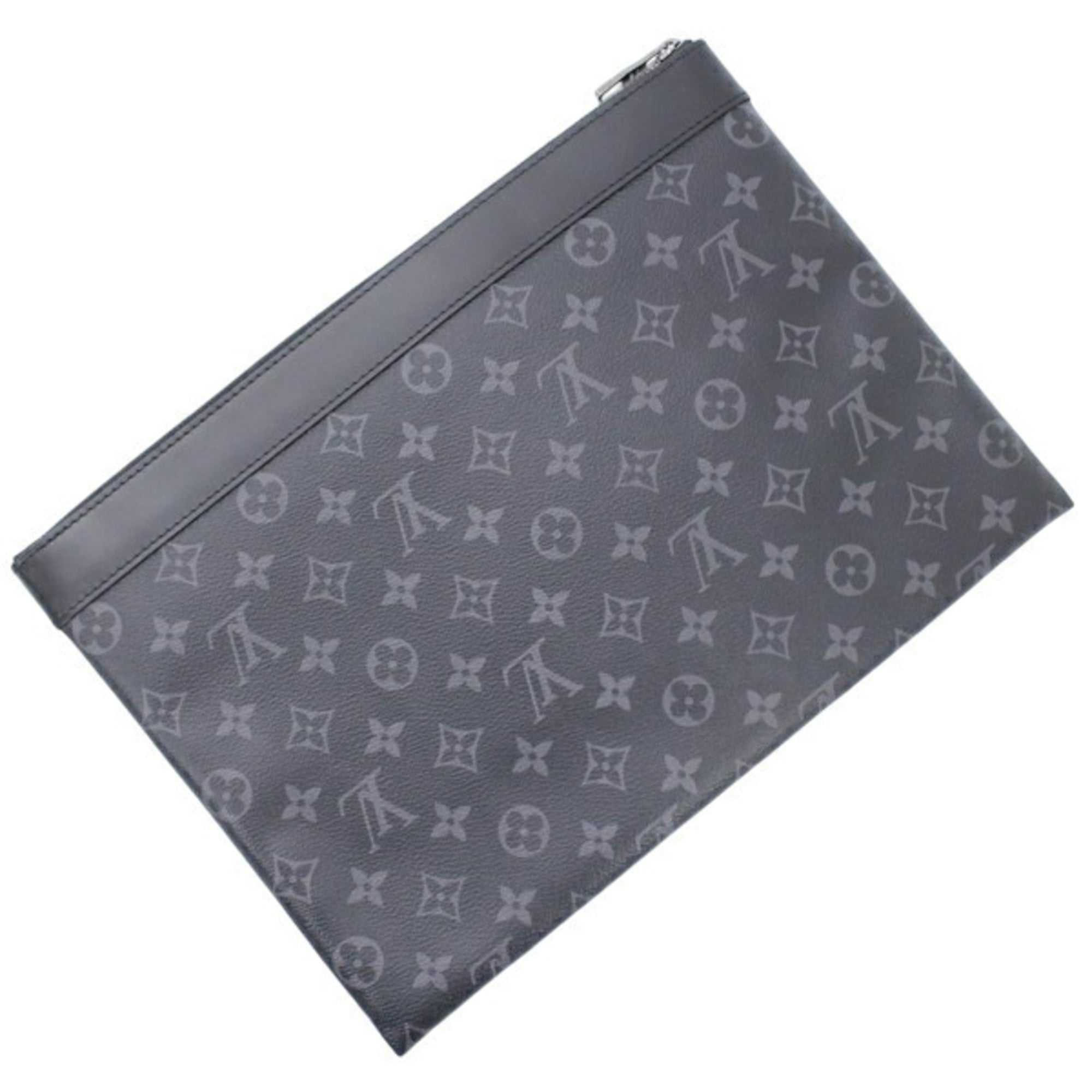 Louis Vuitton Monogram Eclipse Black Monogram Eclipse Monogram Eclipse Clutch Bag Pochette (Pre-Owned)