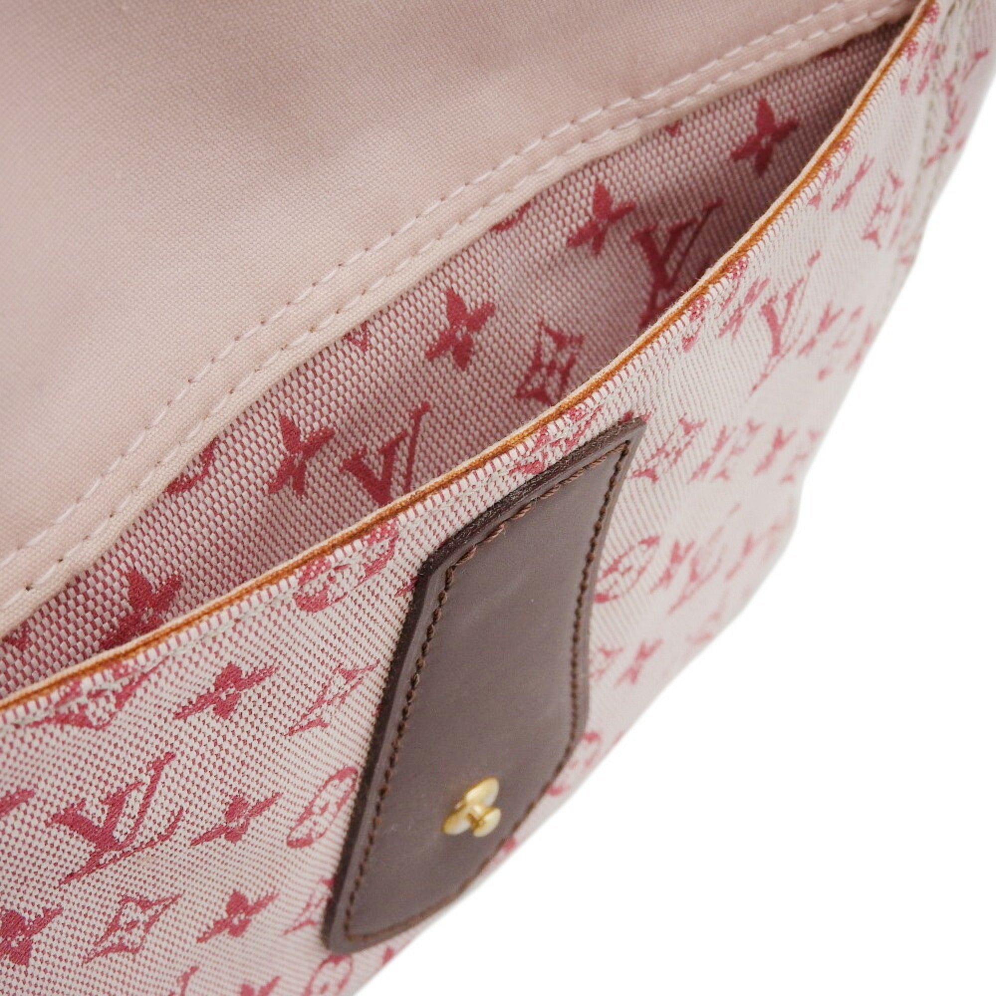 Louis Vuitton Monogram Mini Cerise Cherry Red Color Canvas Handbag (Pre-Owned)