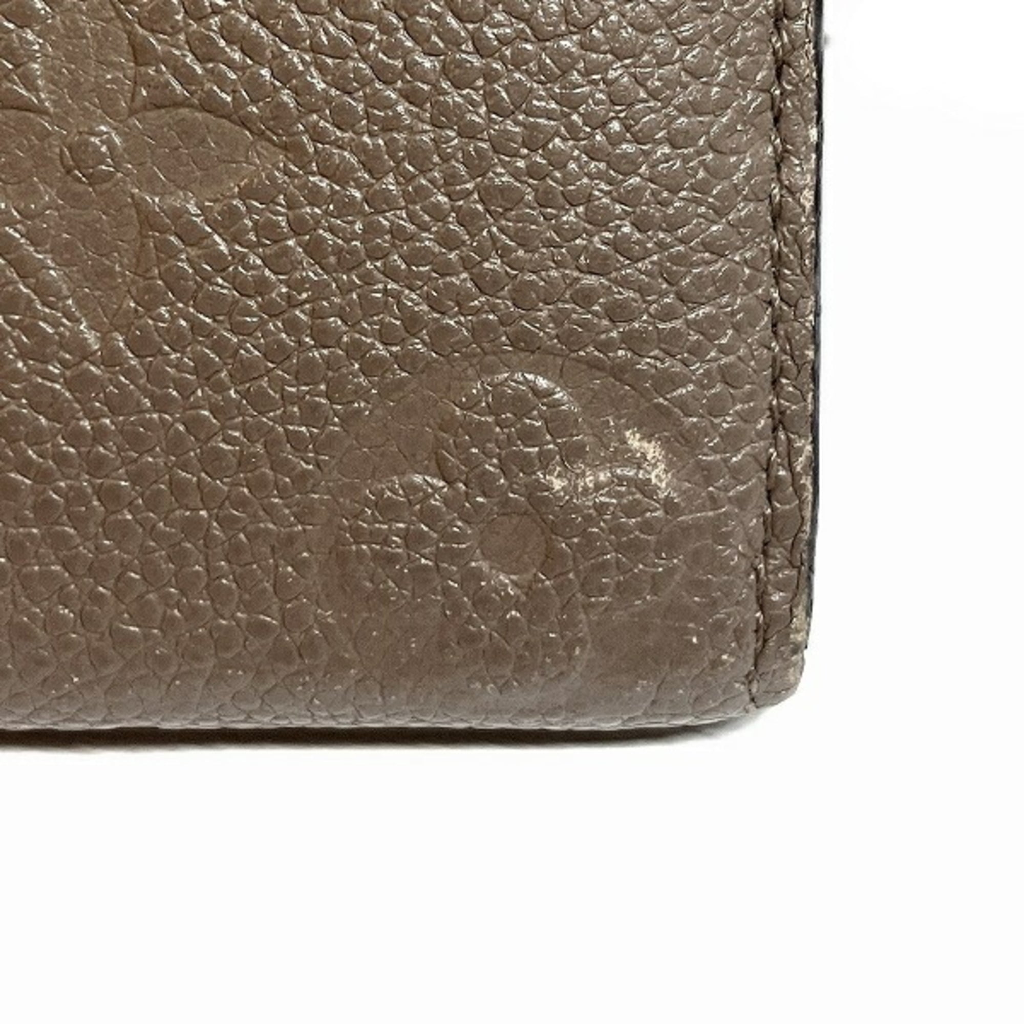 Louis Vuitton Brown Monogram Empreinte Leather Wallet (Bi-Fold) (Pre-Owned)