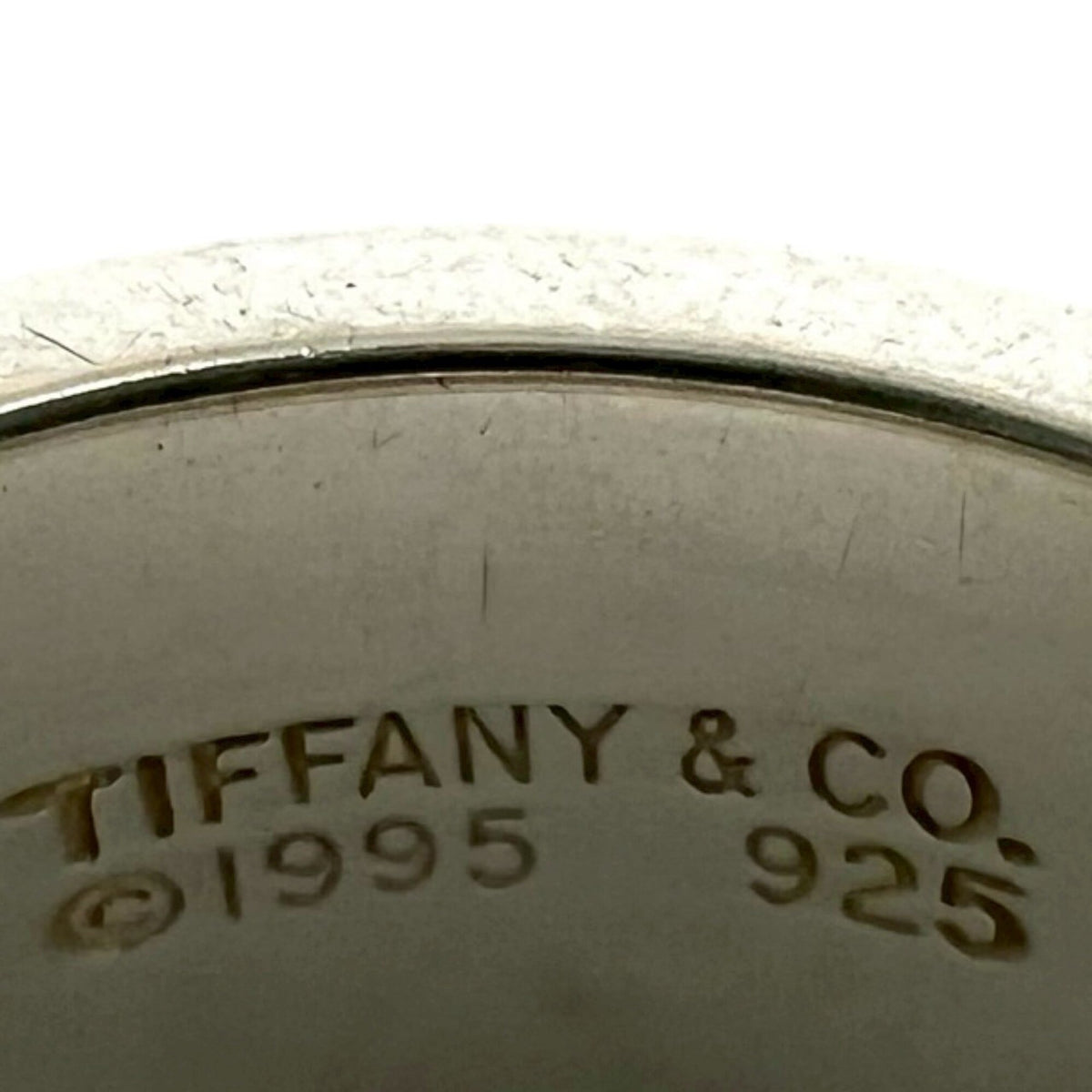 Tiffany Silver Silver 925 Band Ring (Pre-Owned)